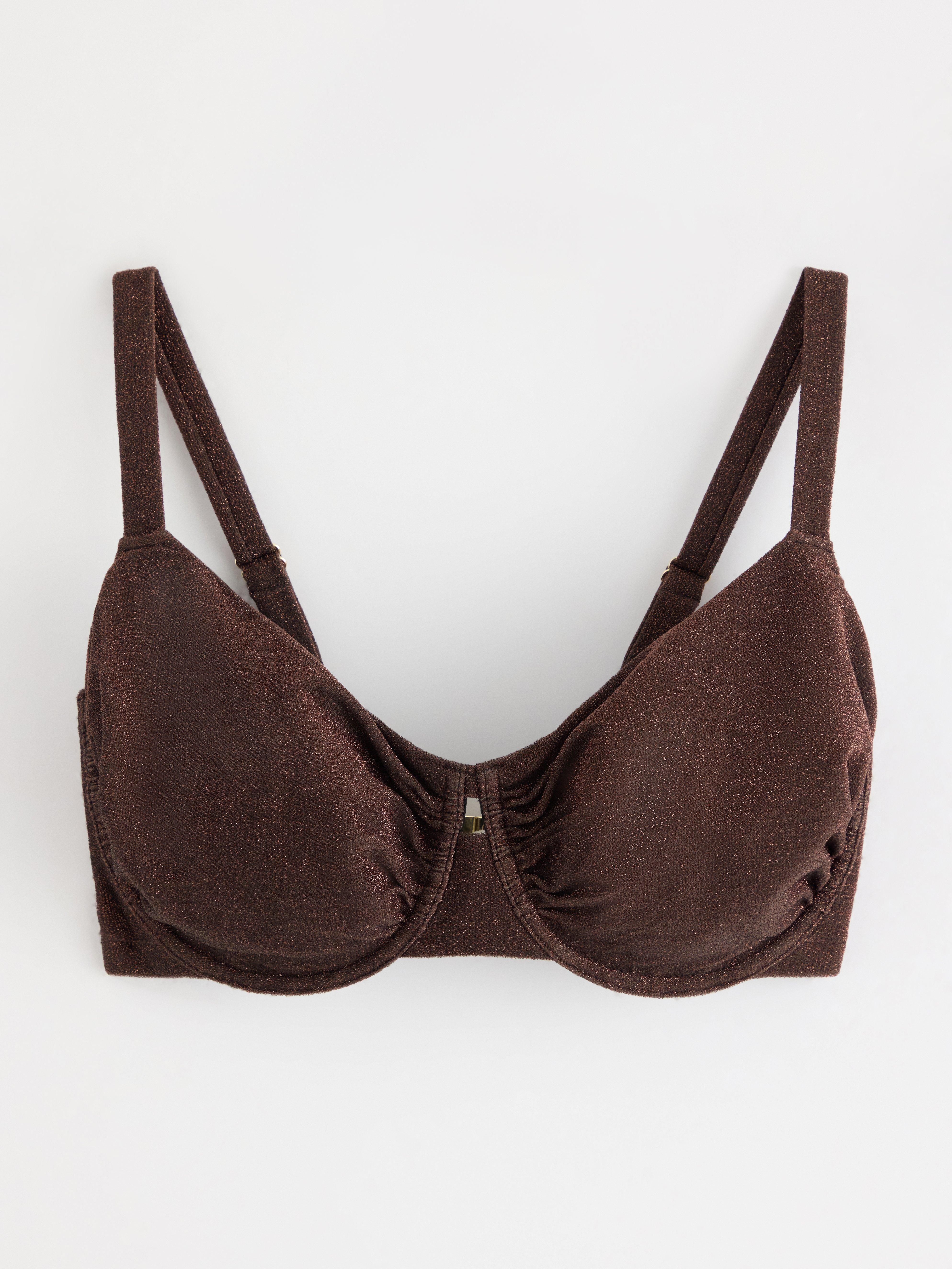 Wire Bra - Lingerie - Brown