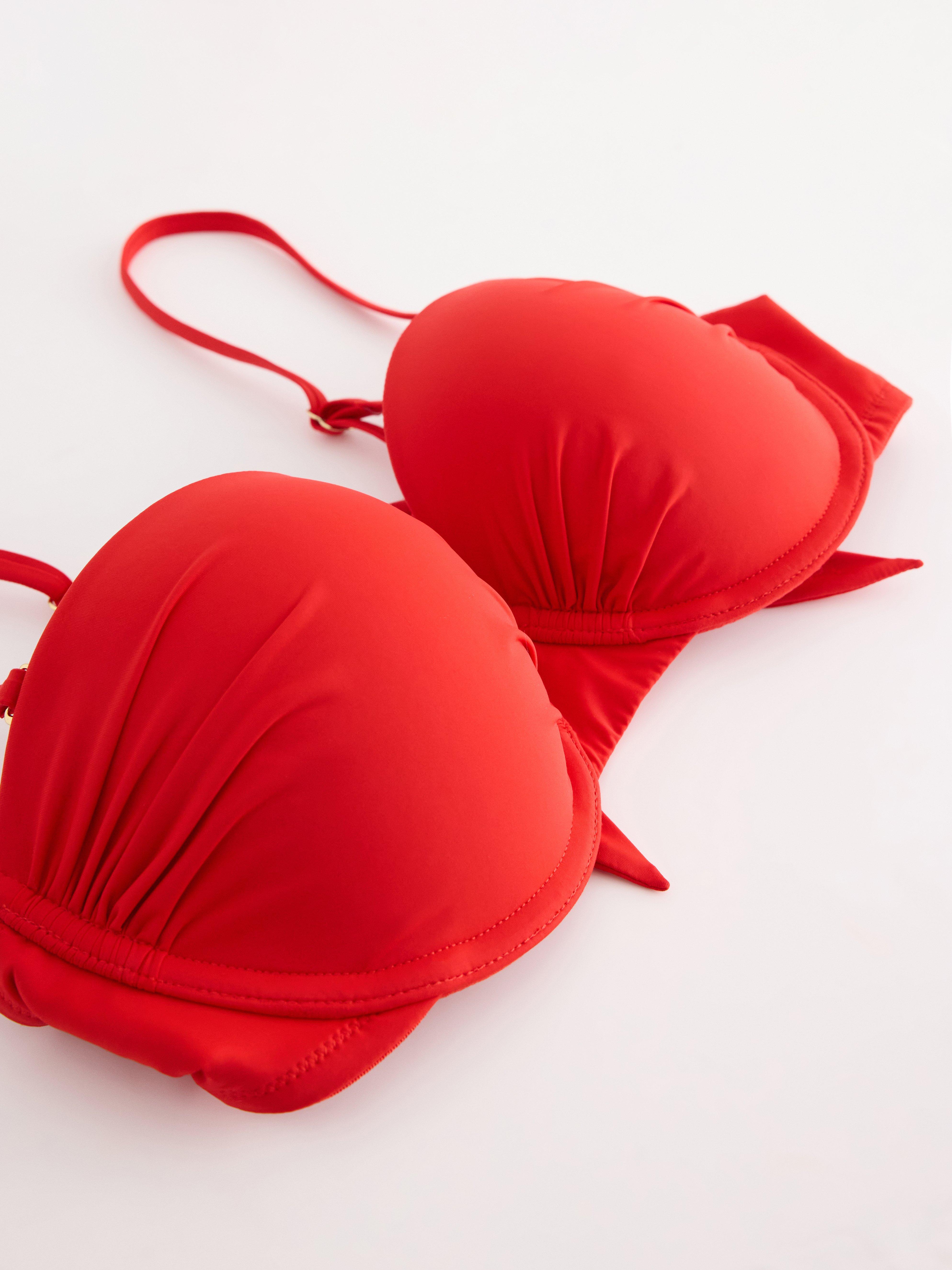 Balconette Bra - Lingerie - Red