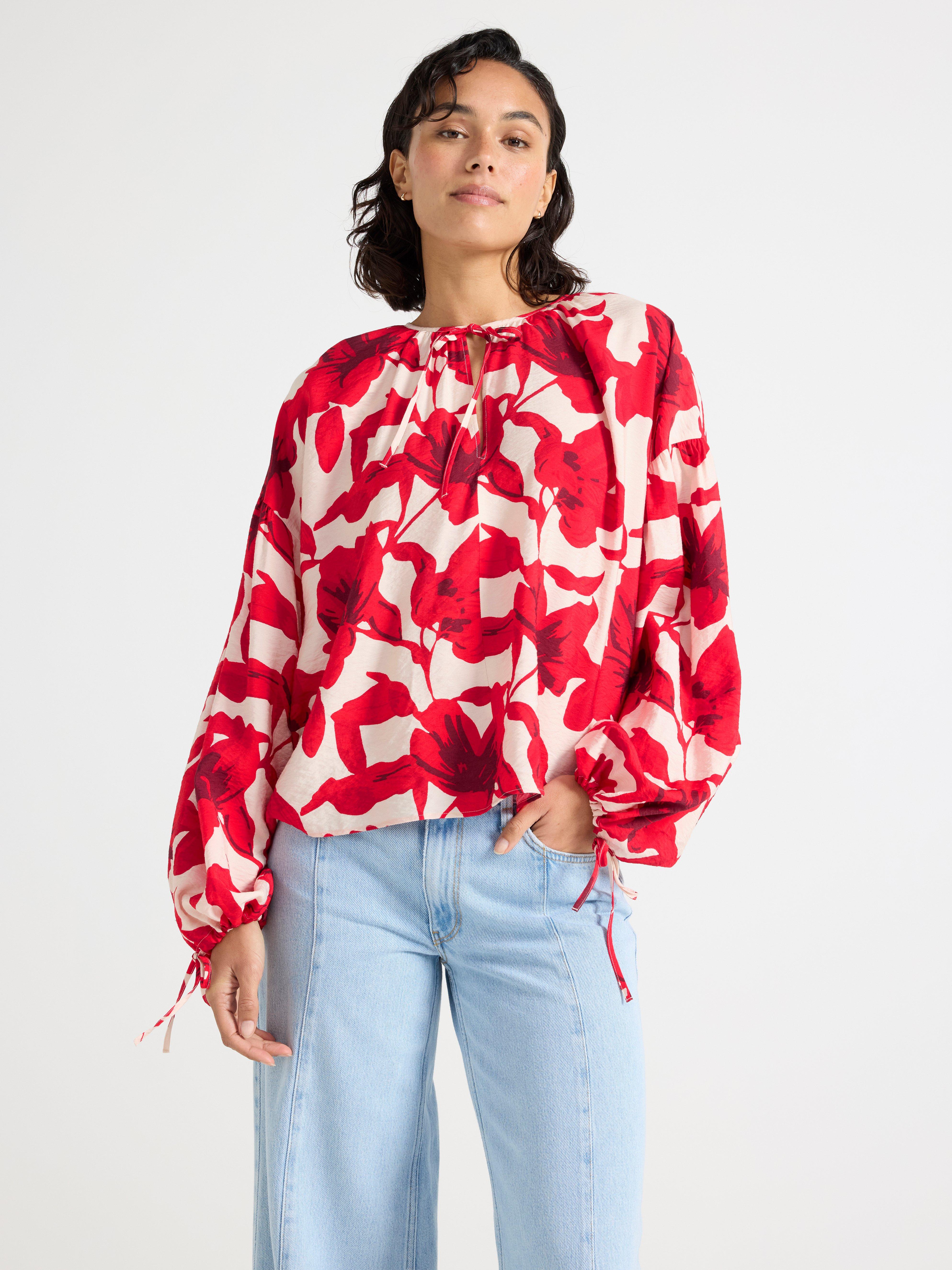 Långärmad blus | Lindex