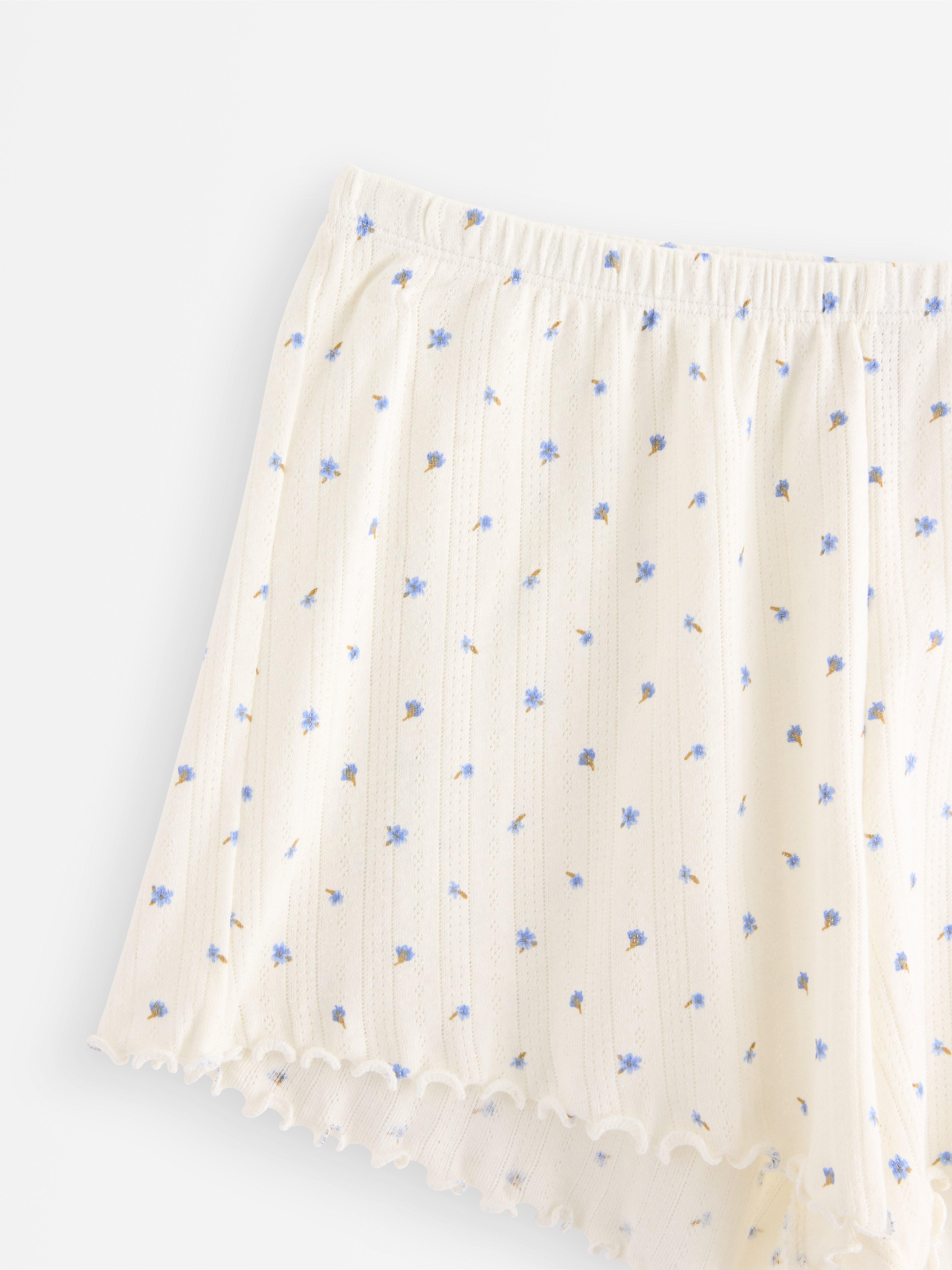 Pyjama Shorts - Lingerie - White