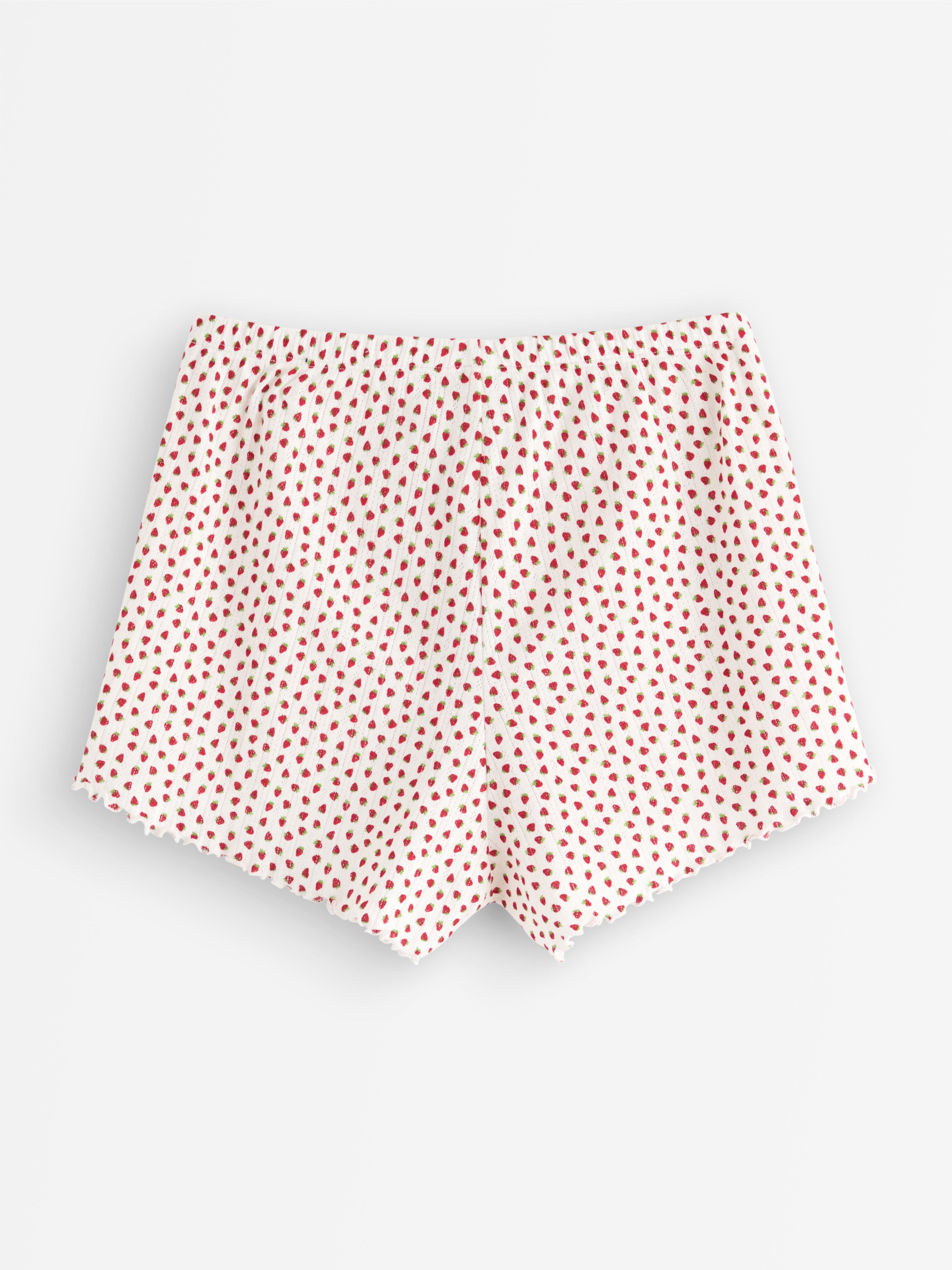 Pyjama Shorts - Lingerie - White
