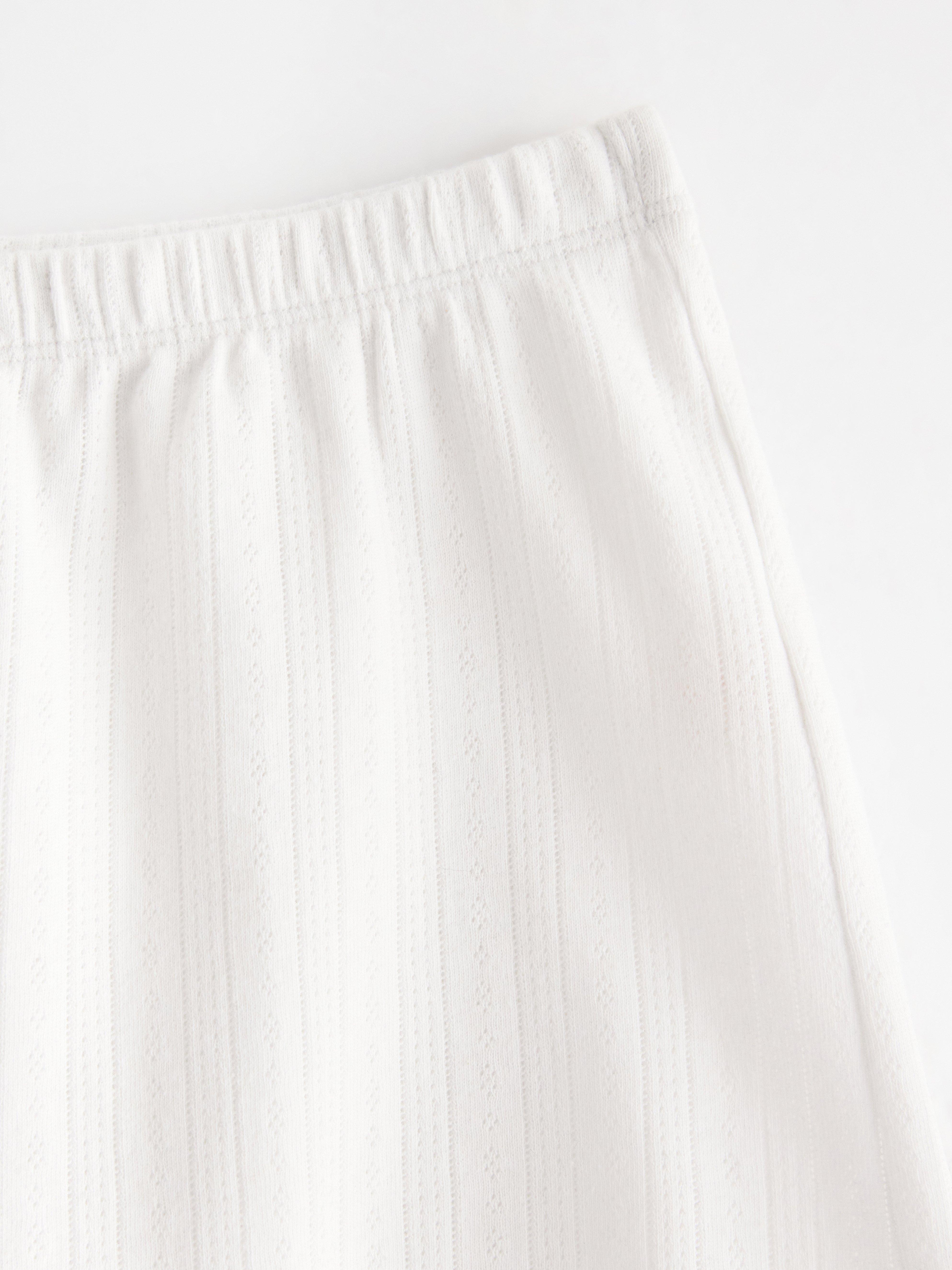 Pyjama Shorts - Lingerie - White