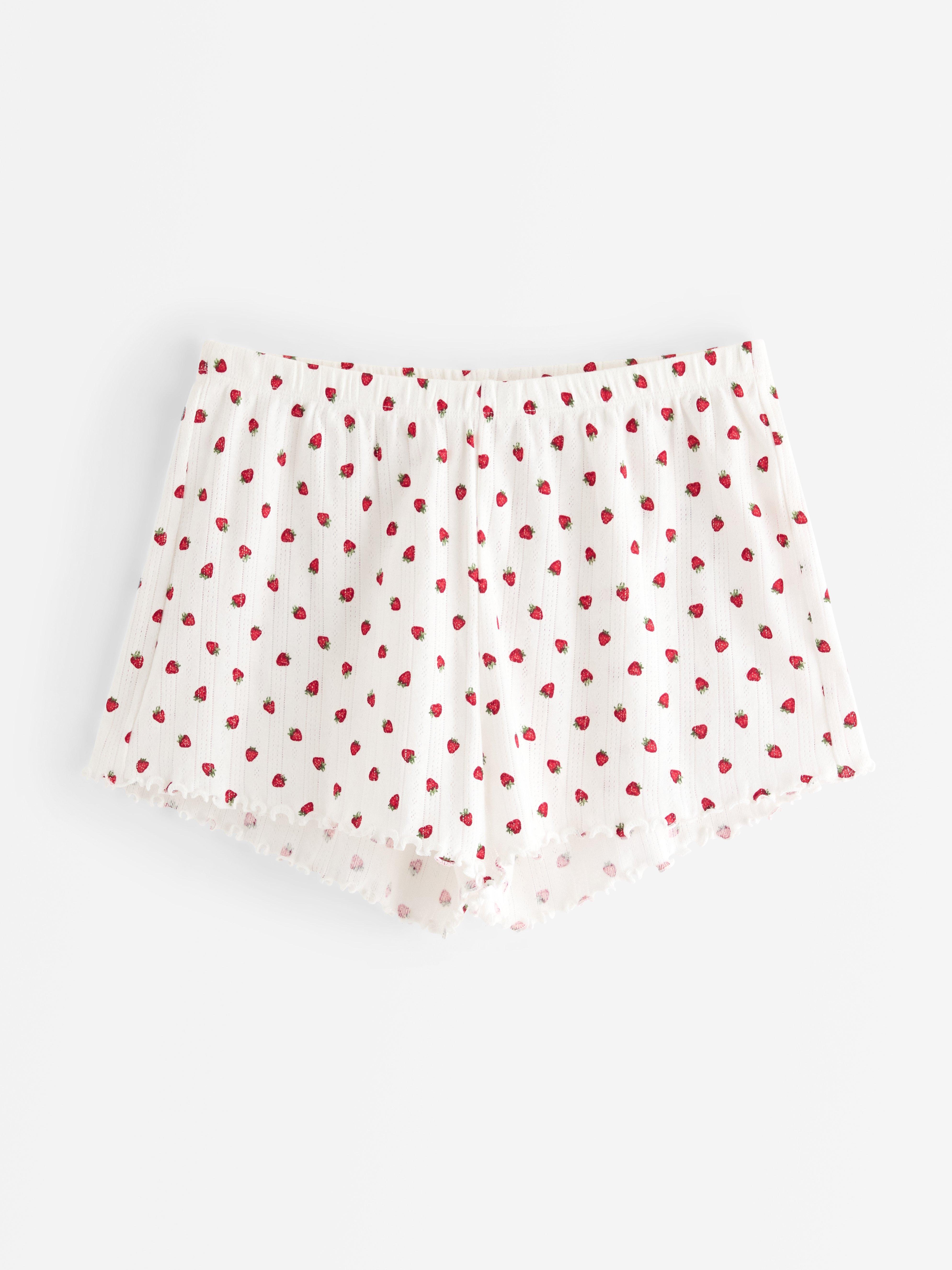 Pyjama Shorts - Lingerie - Red