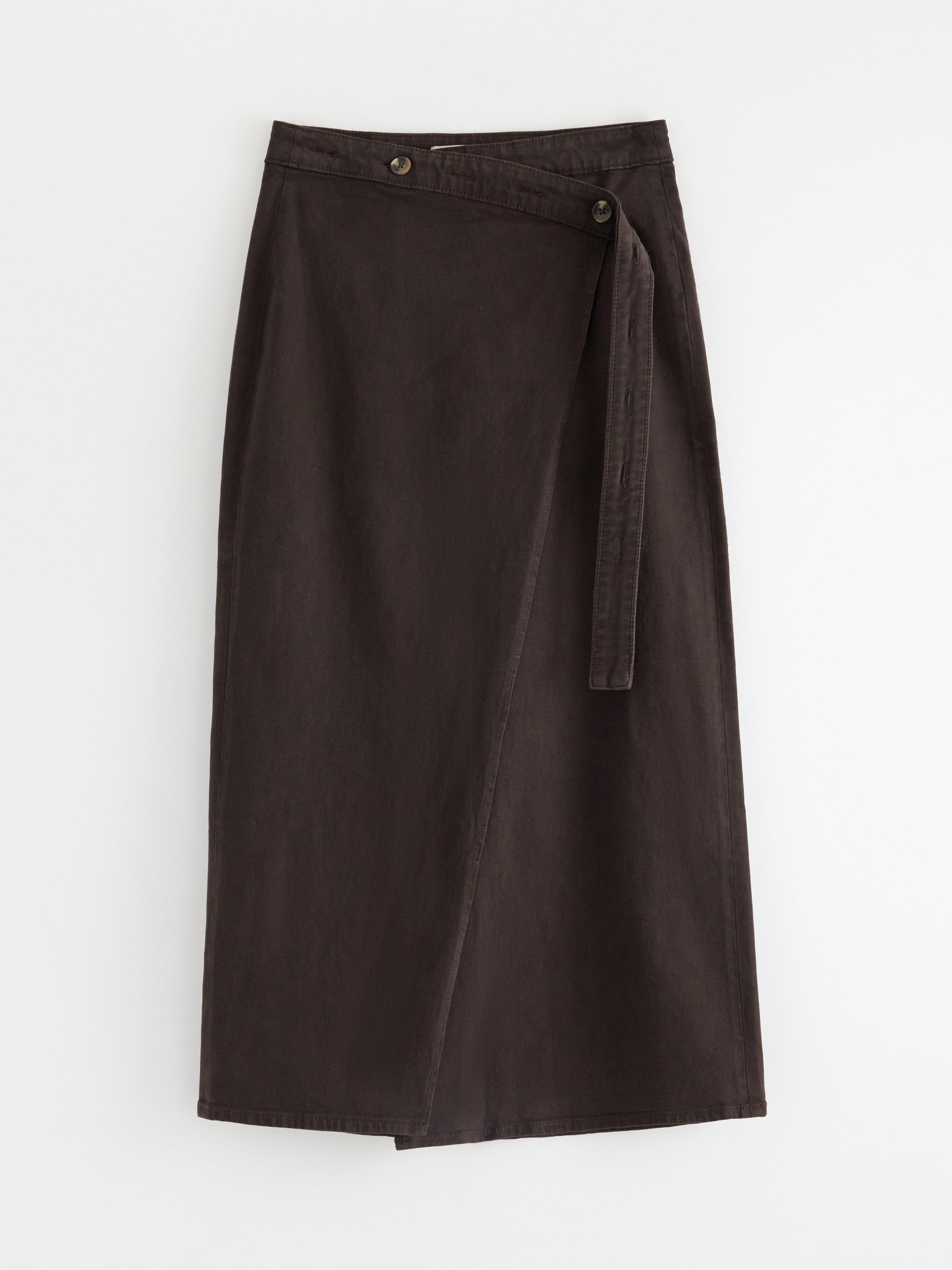 Wrap Skirt - Womens Wear - Brown