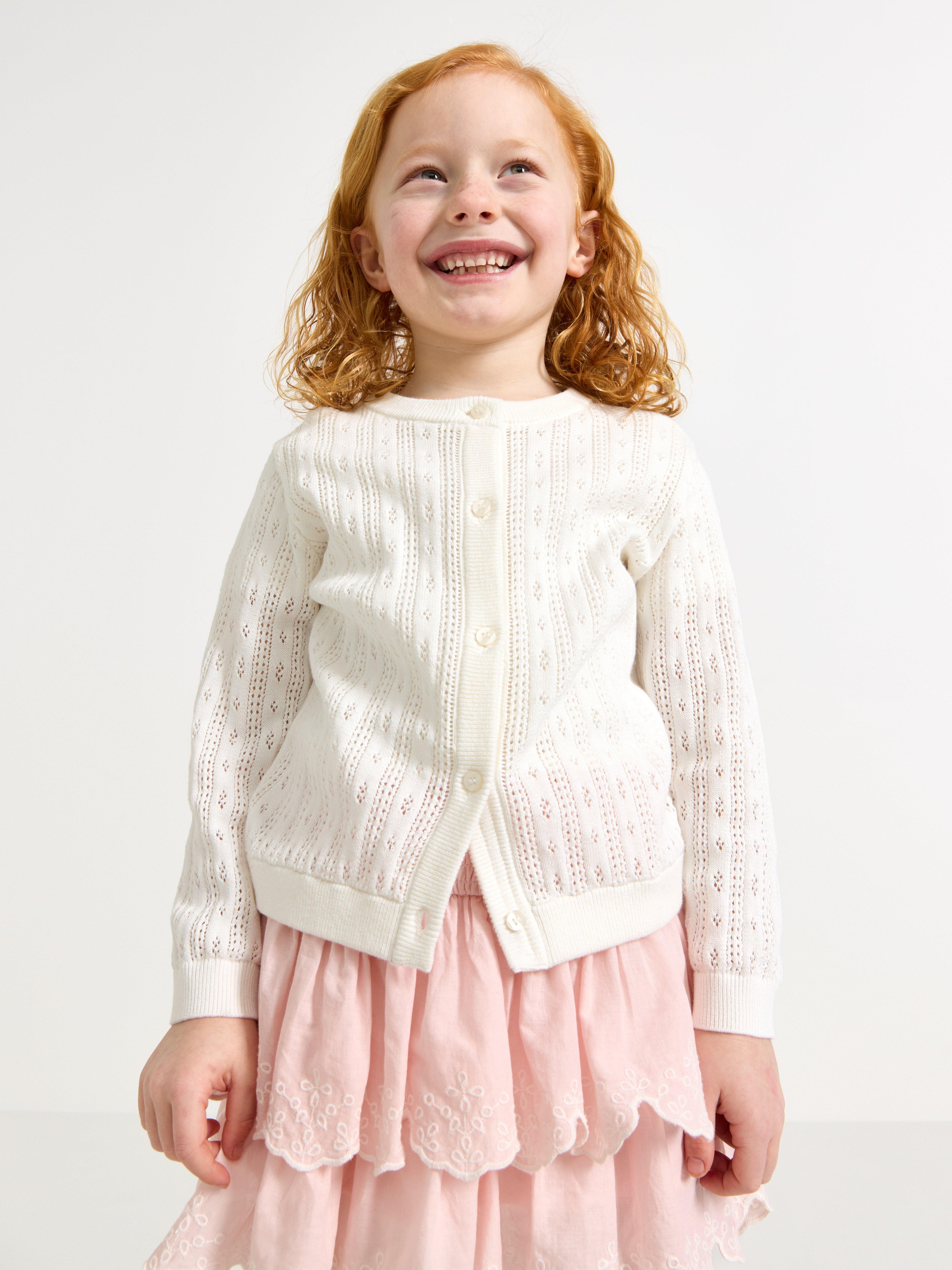 Cardigan - Kids Wear - White