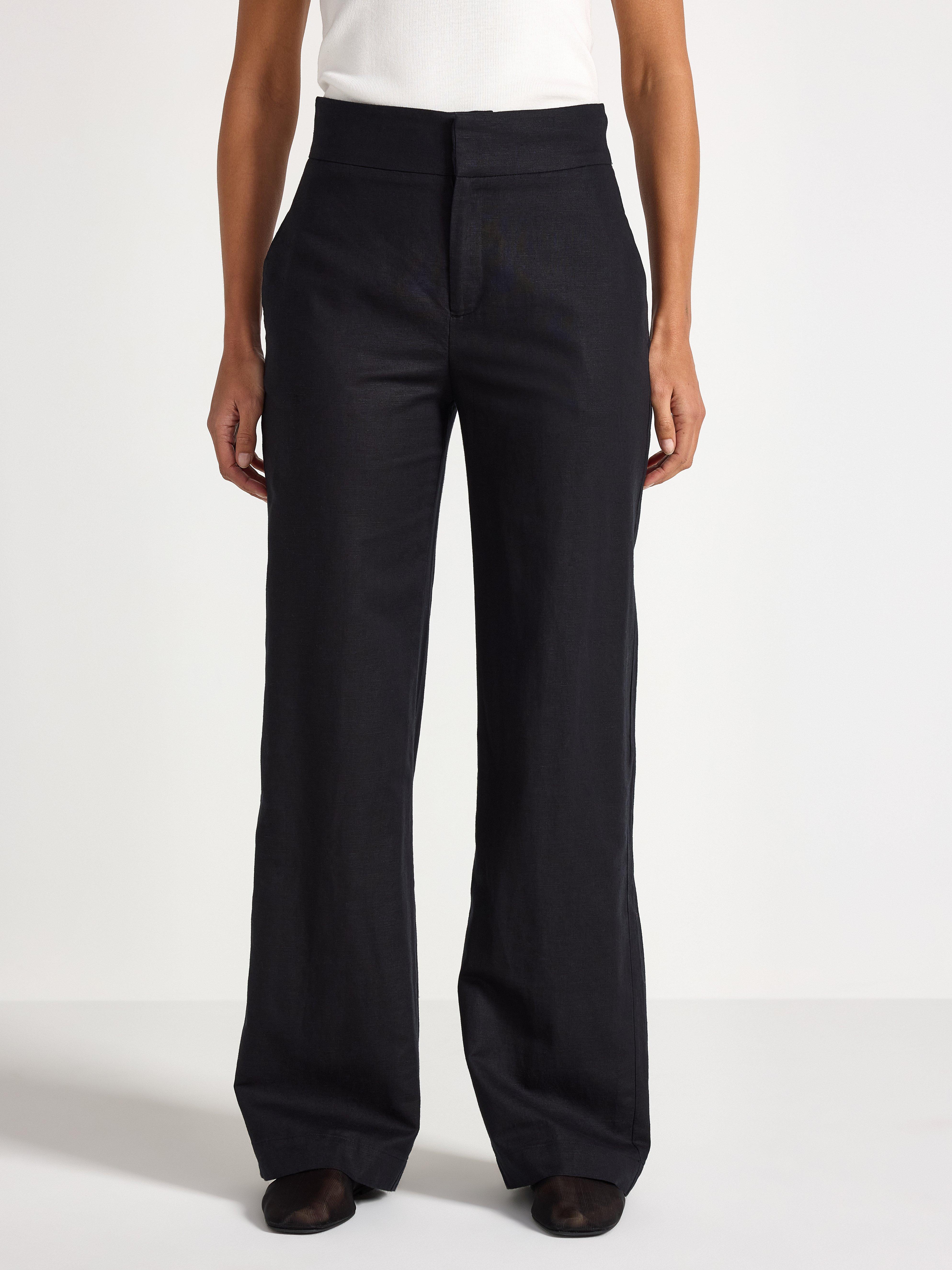 LYKKE vide bukser i linblanding