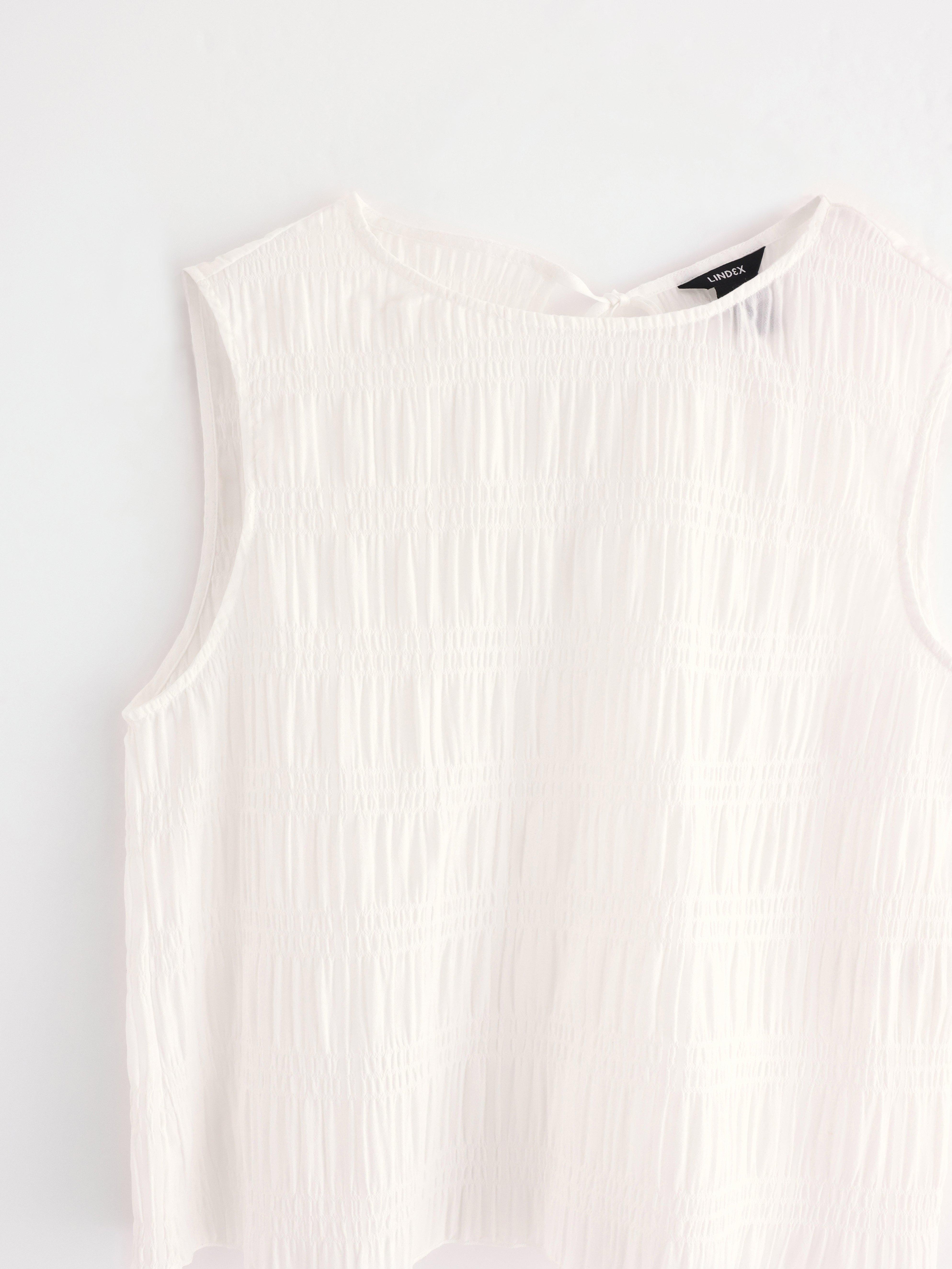 Bluse - Dame - Hvid