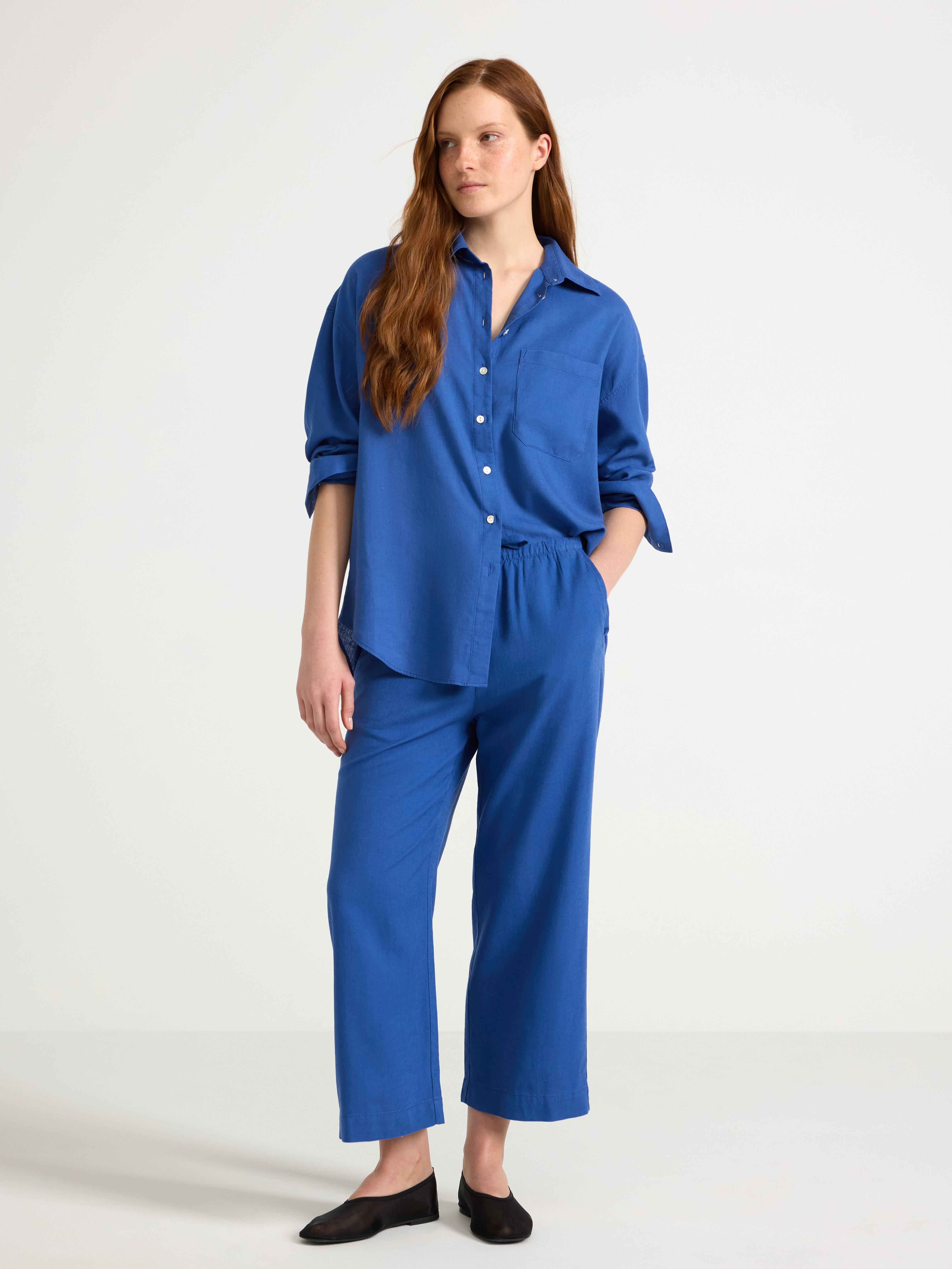 Trousers - Womens Wear - Blue