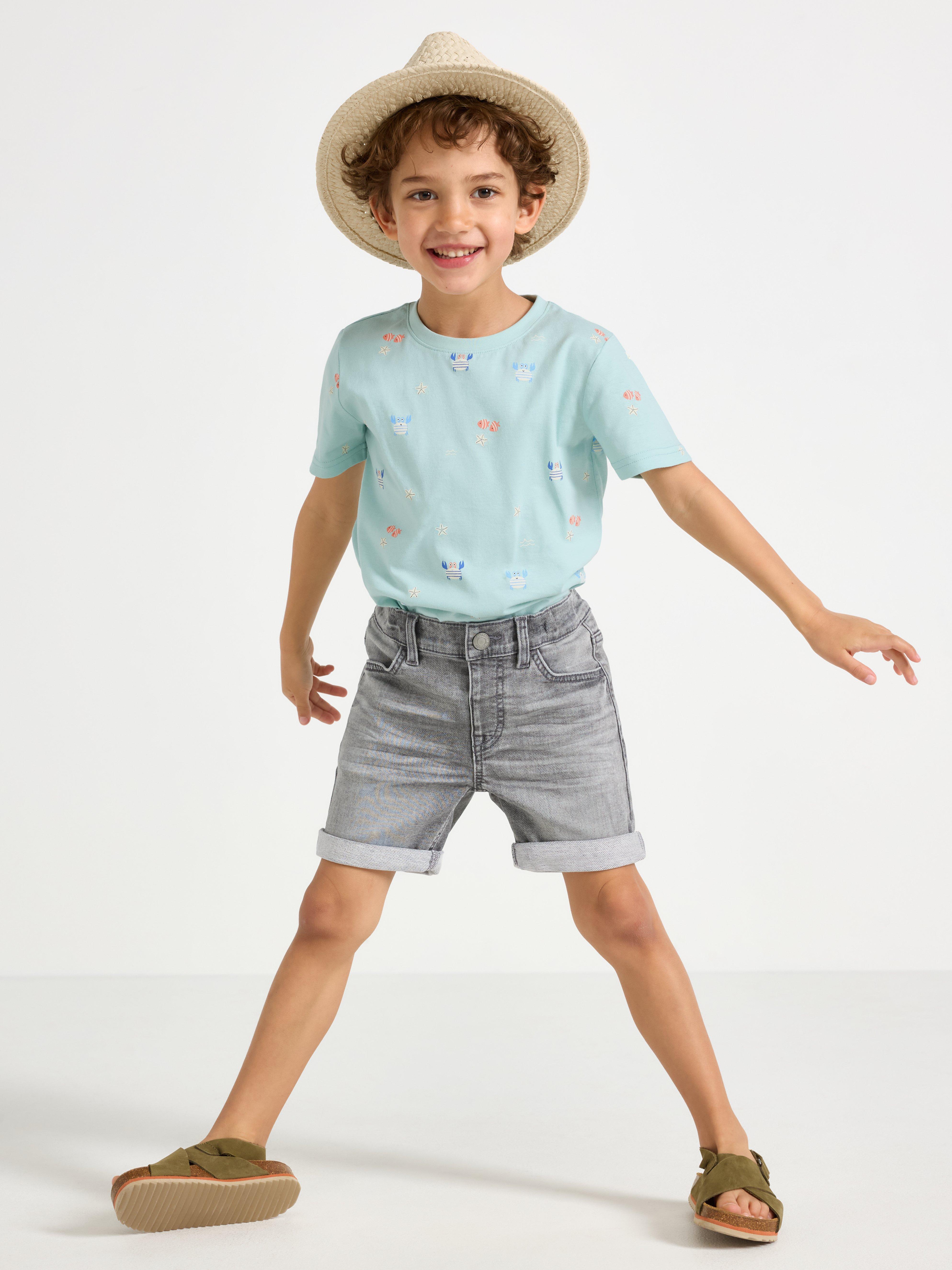 Shorts - Kids Wear - Grey