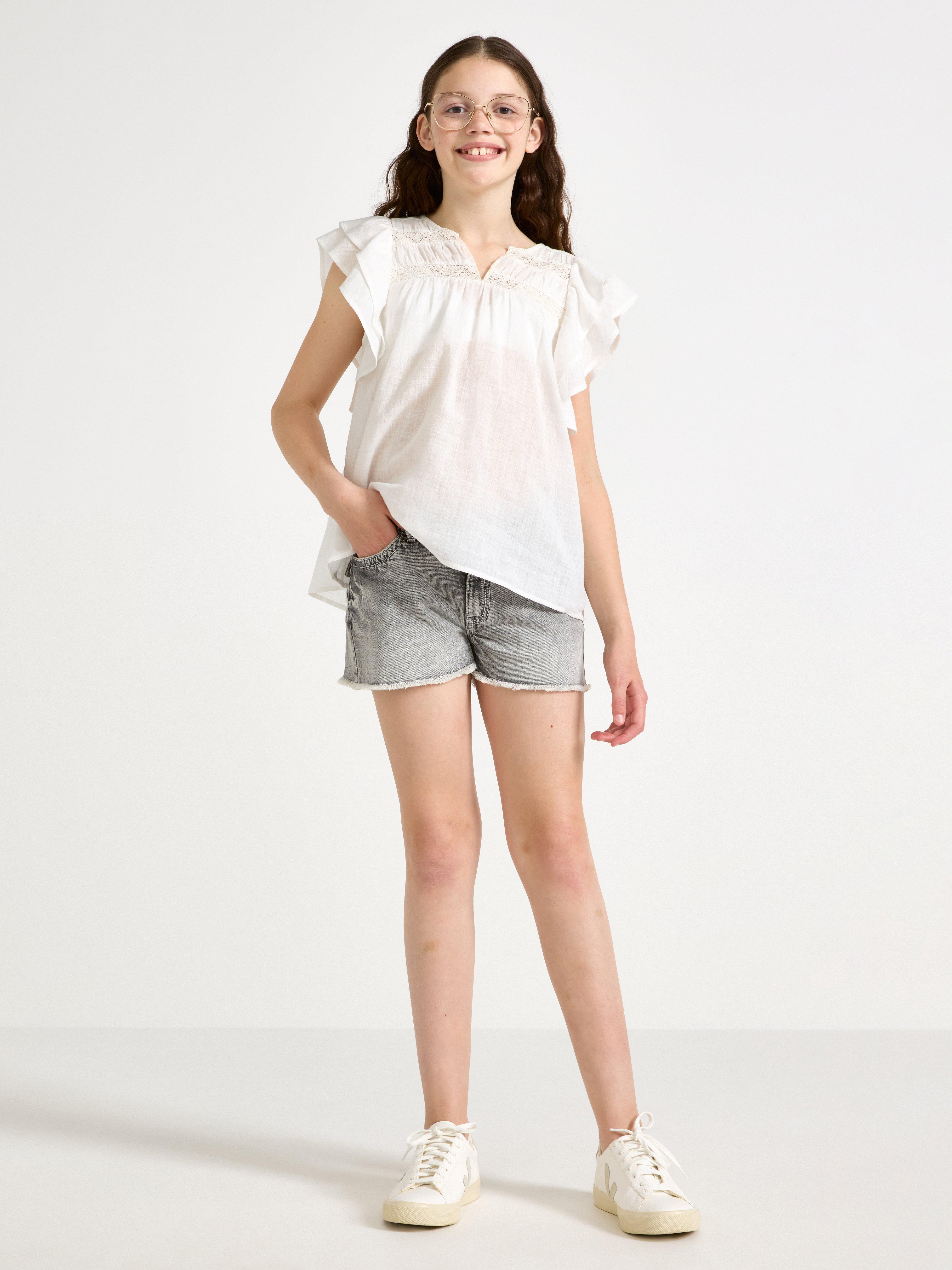 Shorts - Barn - Grå