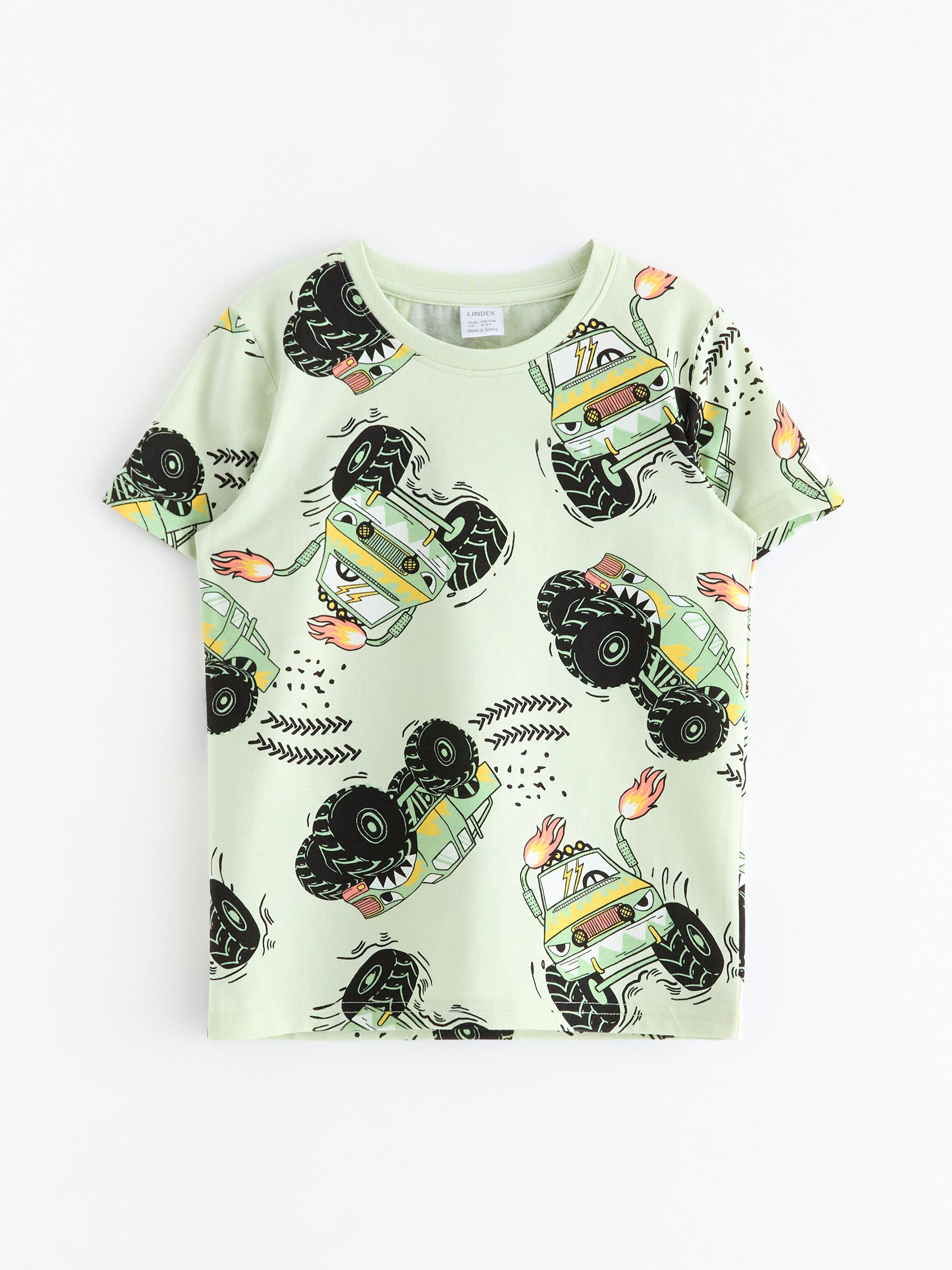 T-shirt - Børn - Grøn