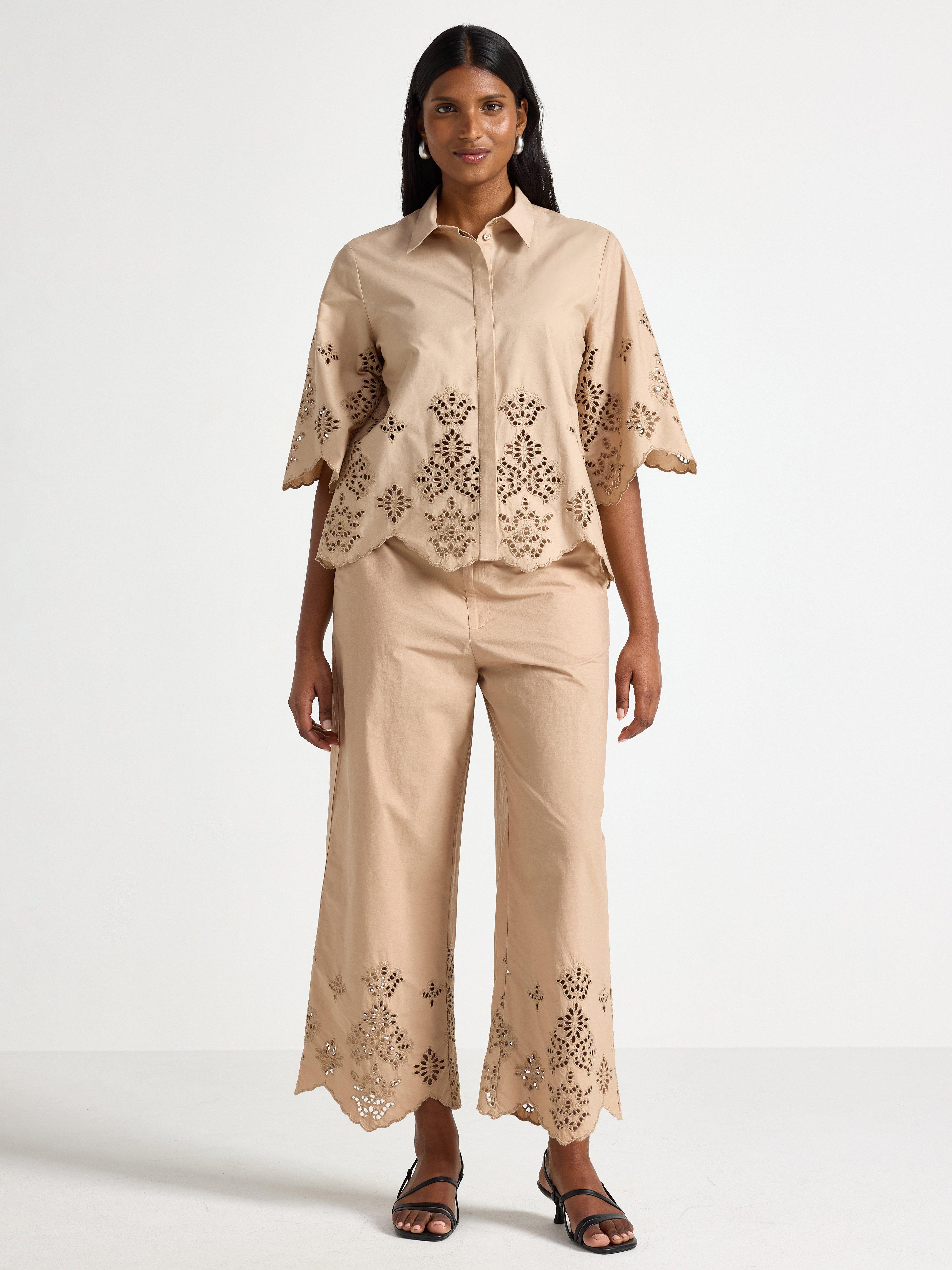 Trousers - Womens Wear - Beige