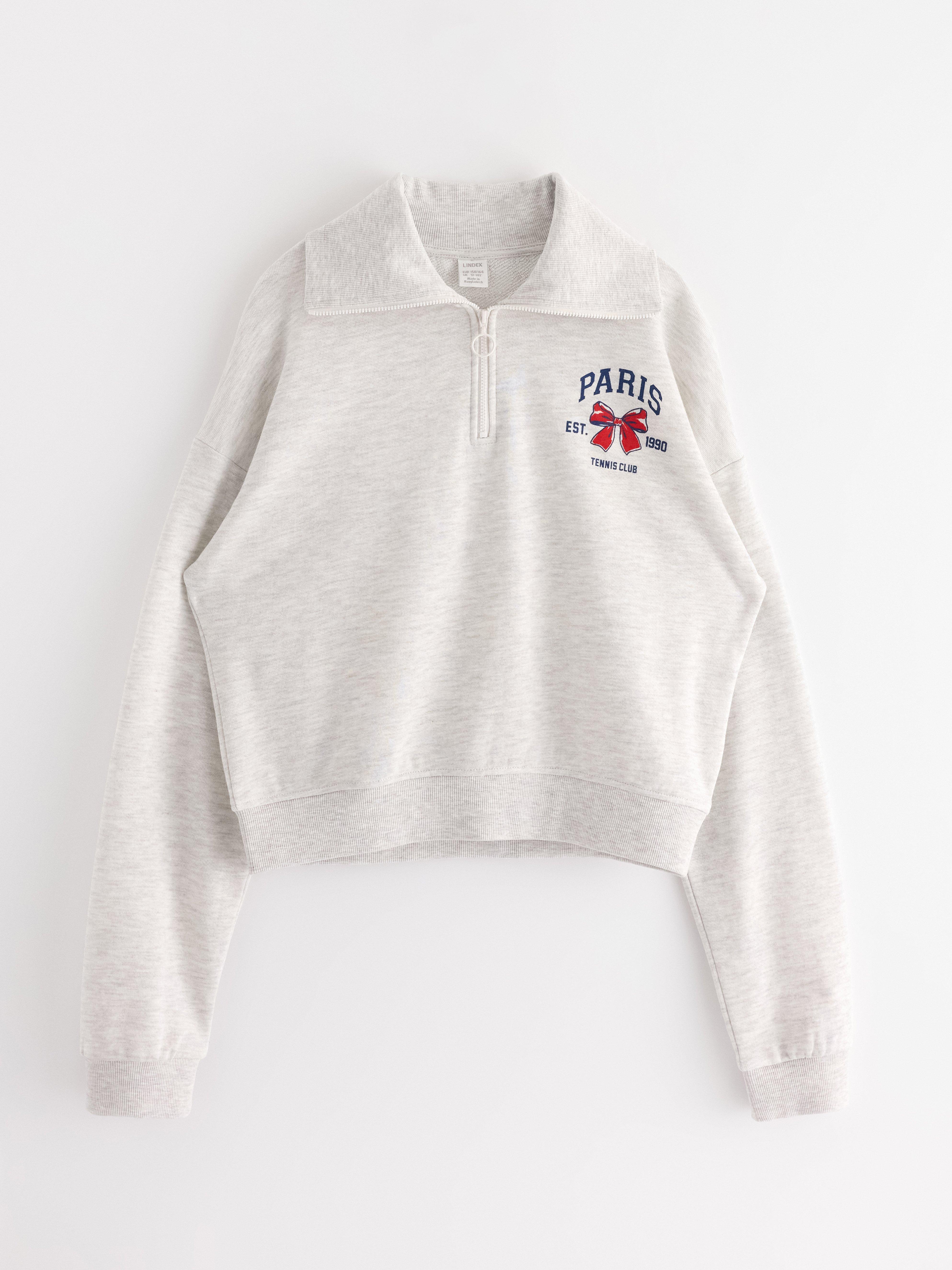 Sweatshirt - Barn - Grå