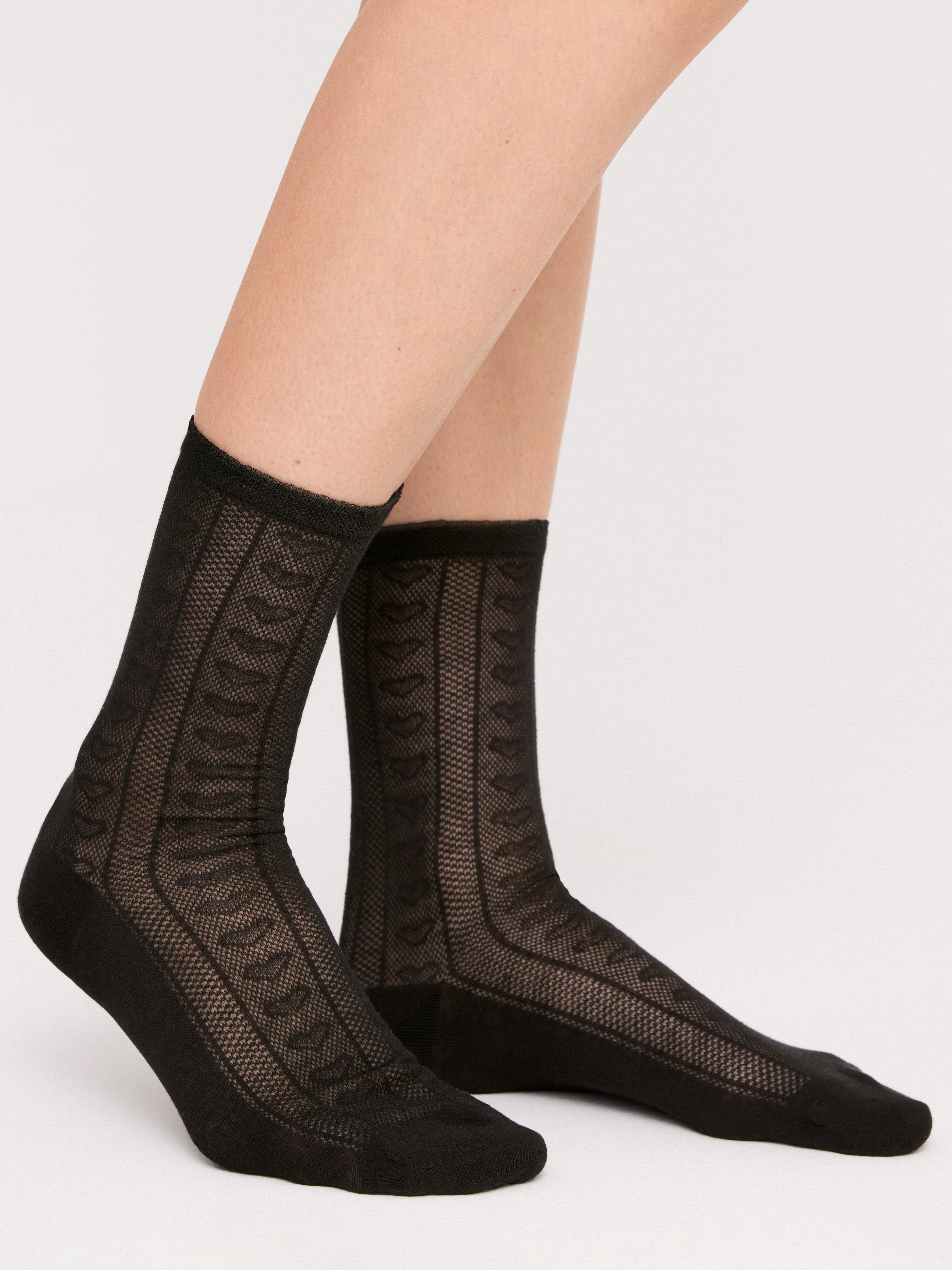 Socks - Lingerie - Black