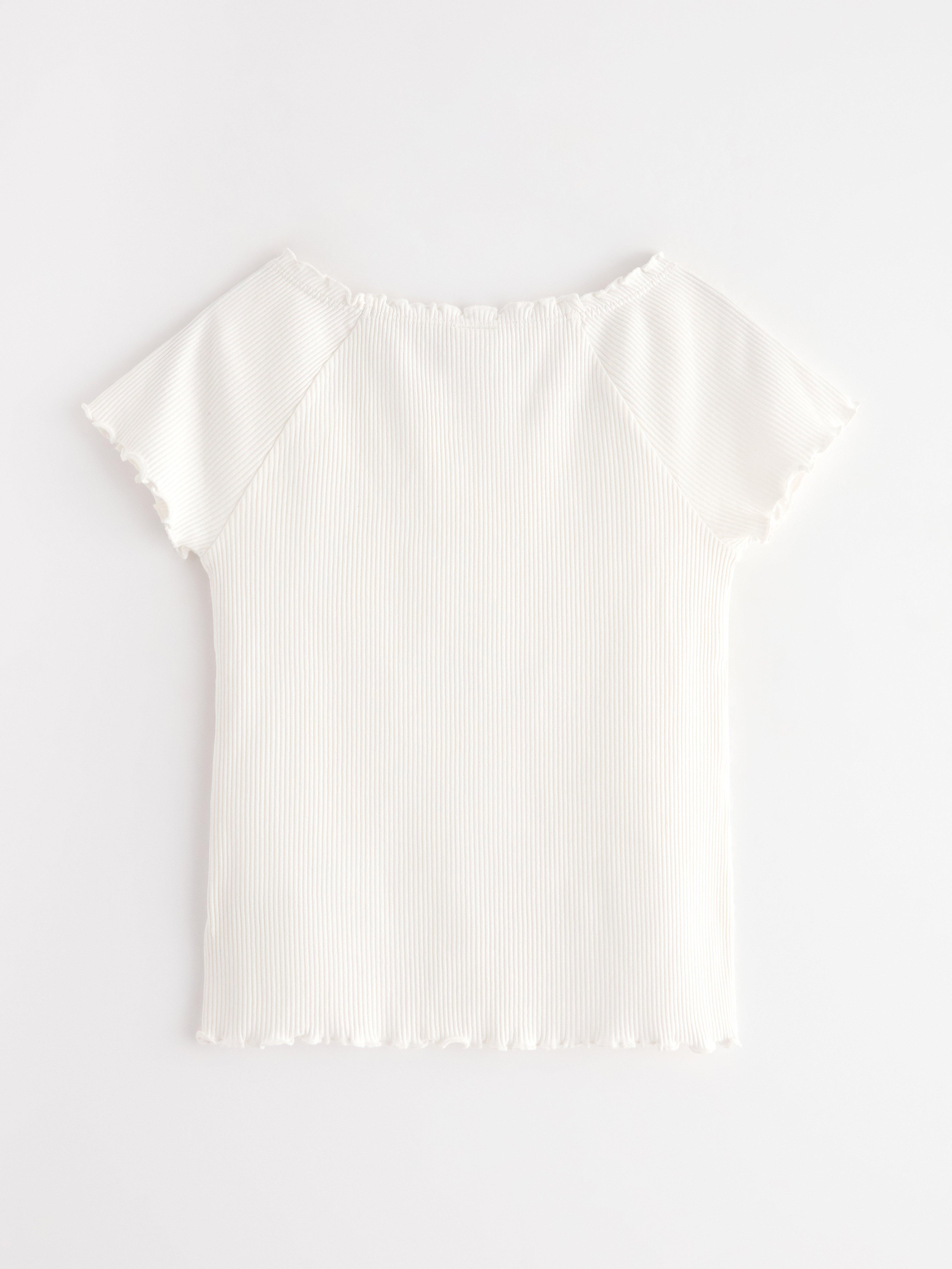 Top - Kids Wear - White