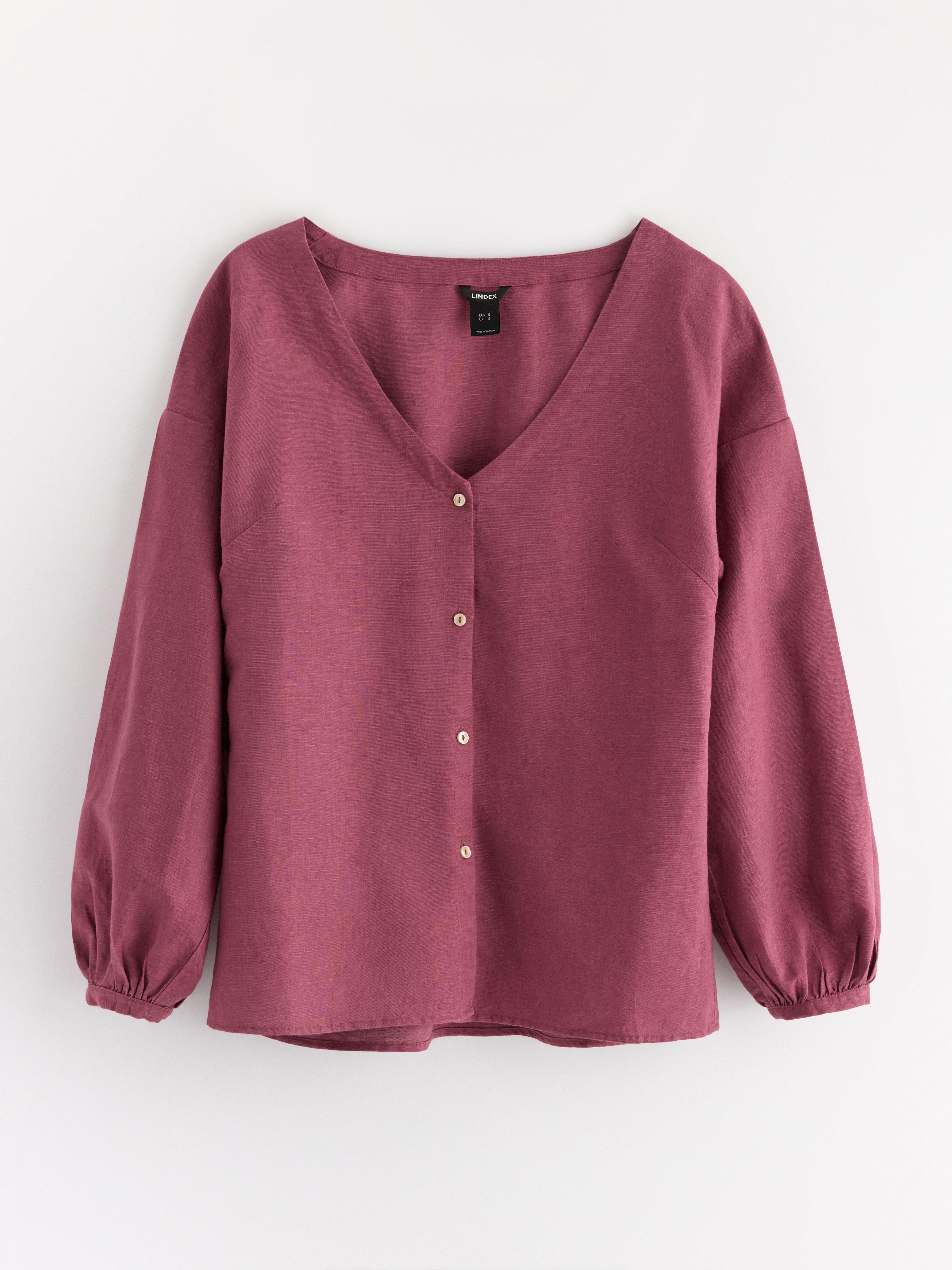 Bluse - Dame - Lyserød