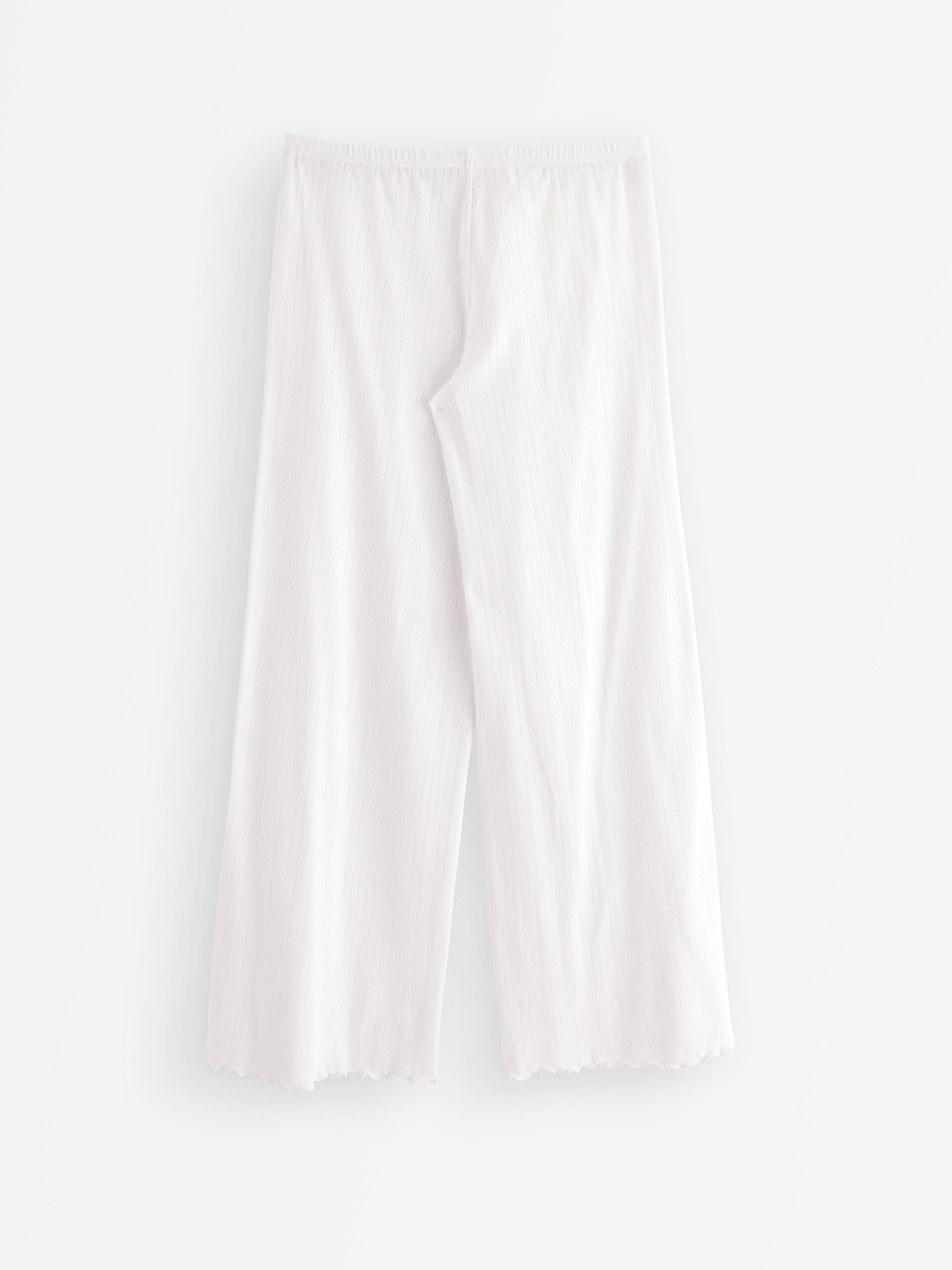 Pyjama Trousers - Lingerie - White