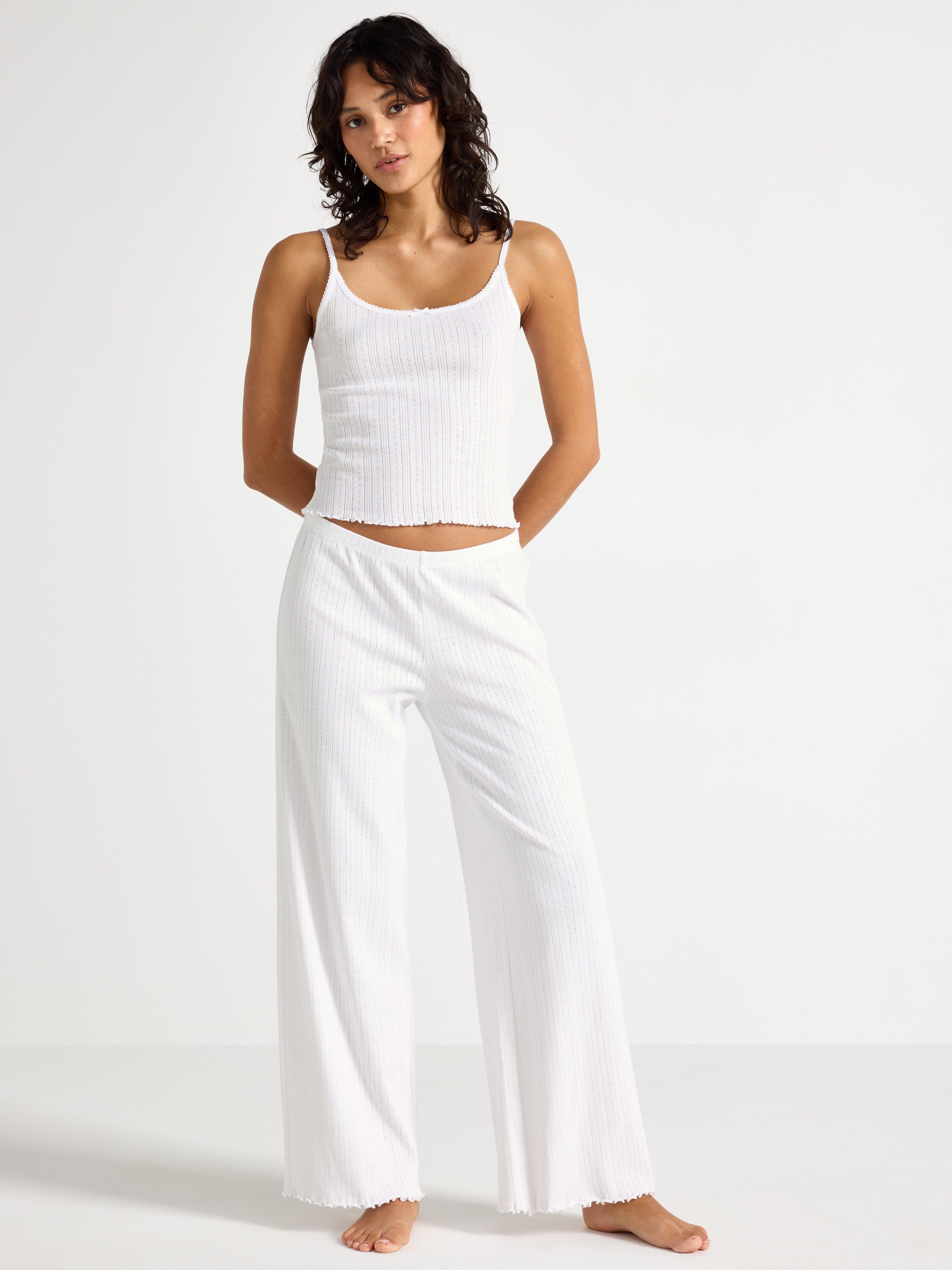 Pyjama Trousers - Lingerie - White