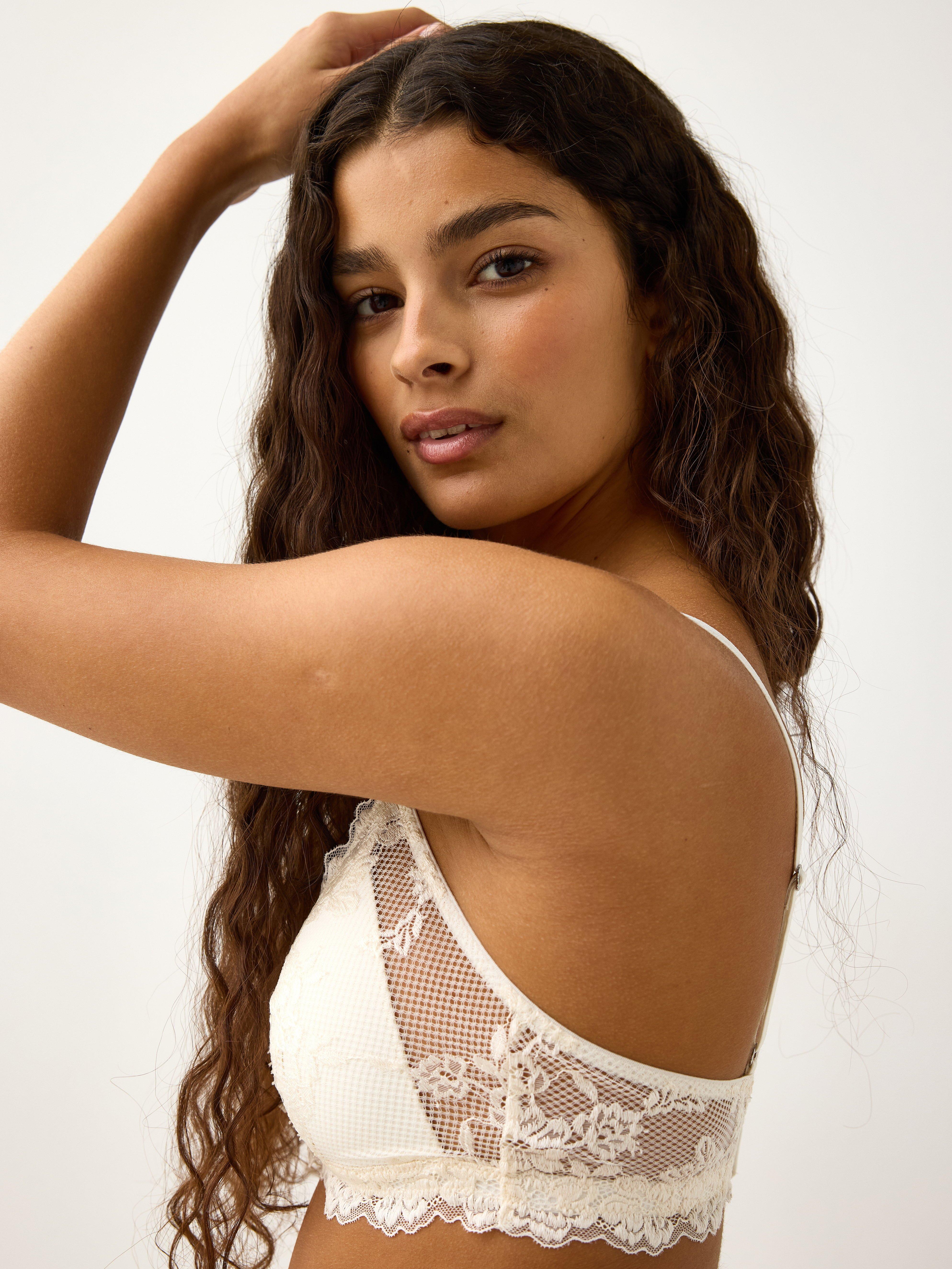 Bralette - Underkläder - Vit