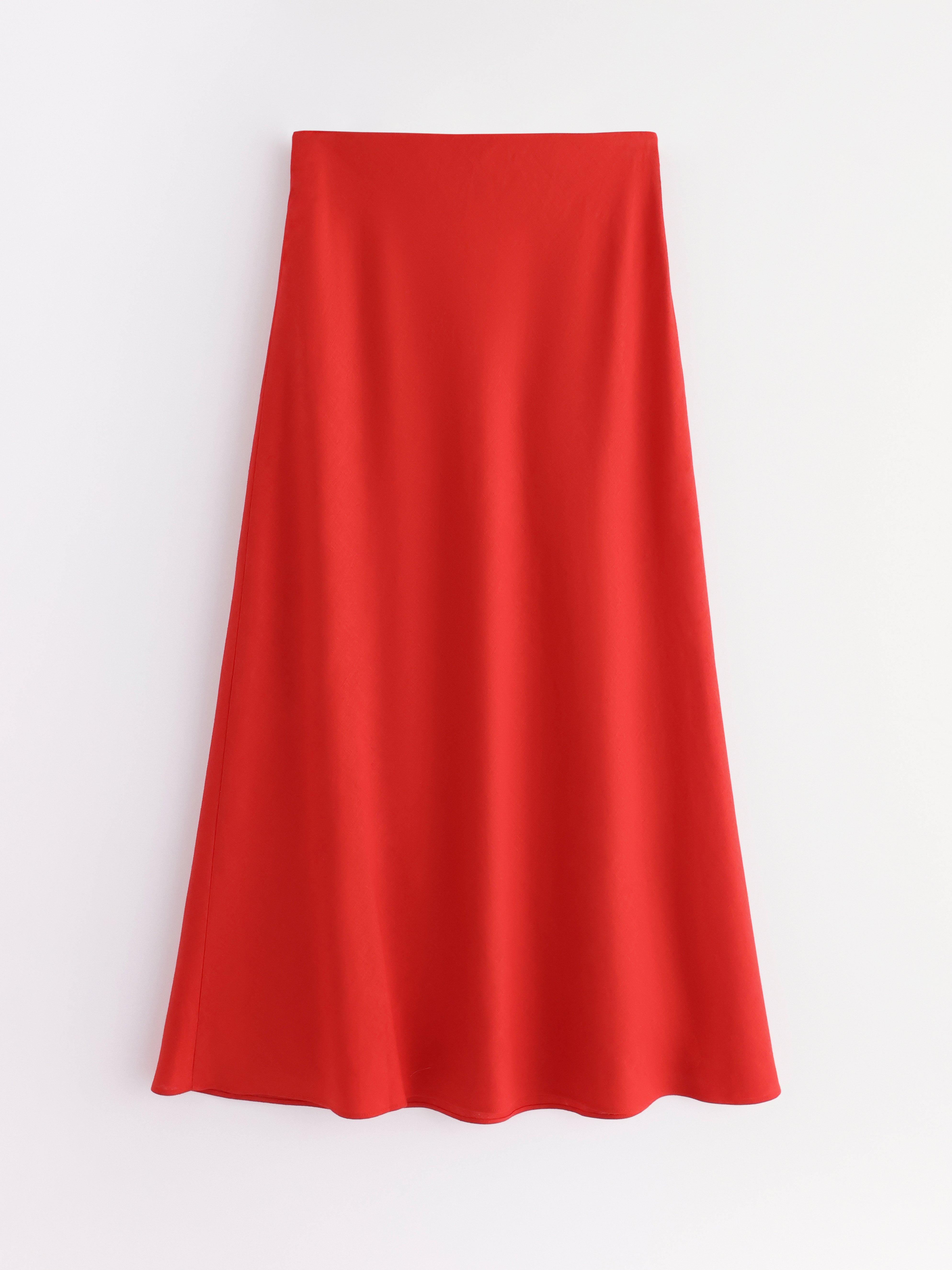 Maxi Skirt - Womens Wear - Red