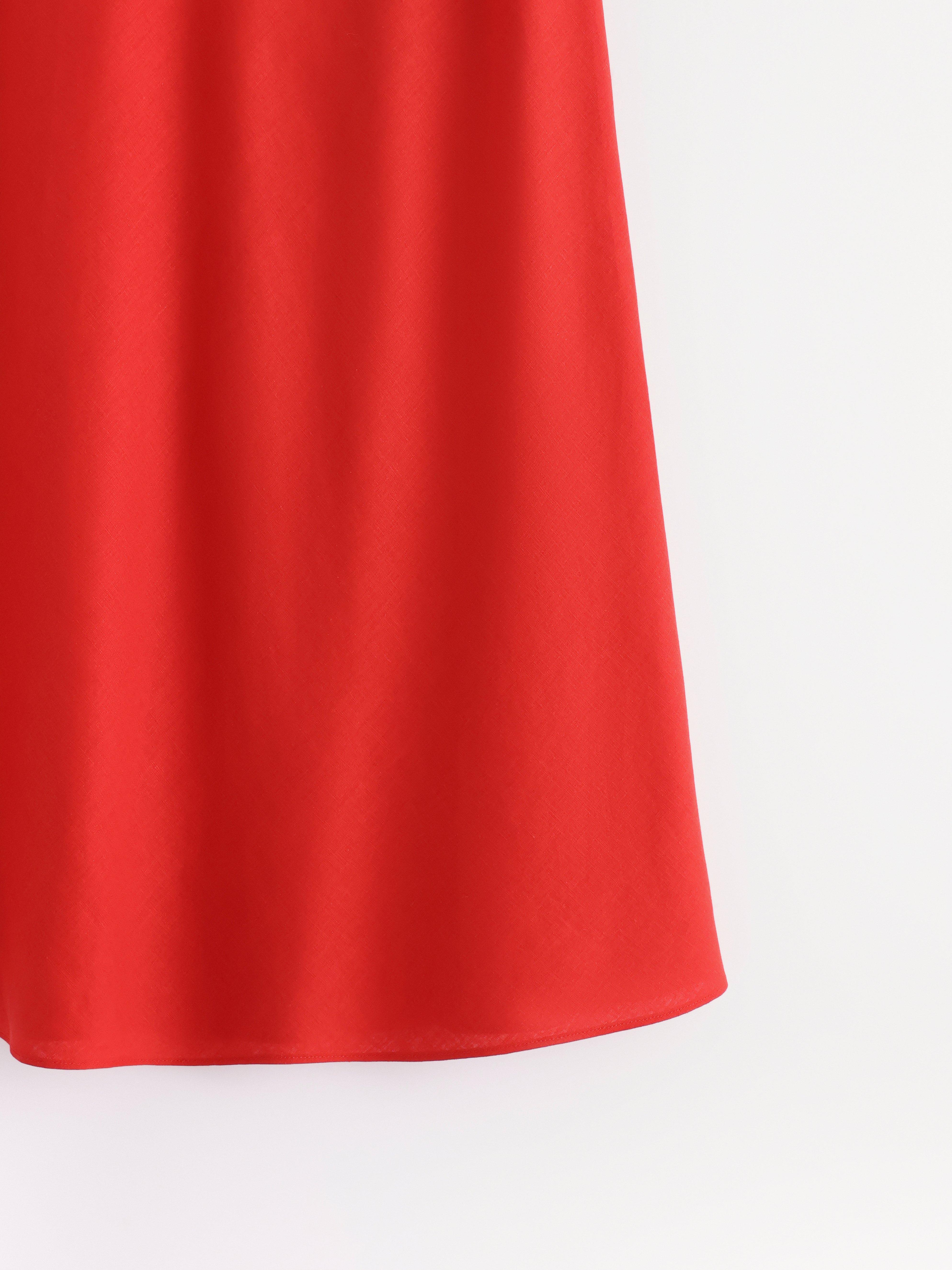 Maxi Skirt - Womens Wear - Red