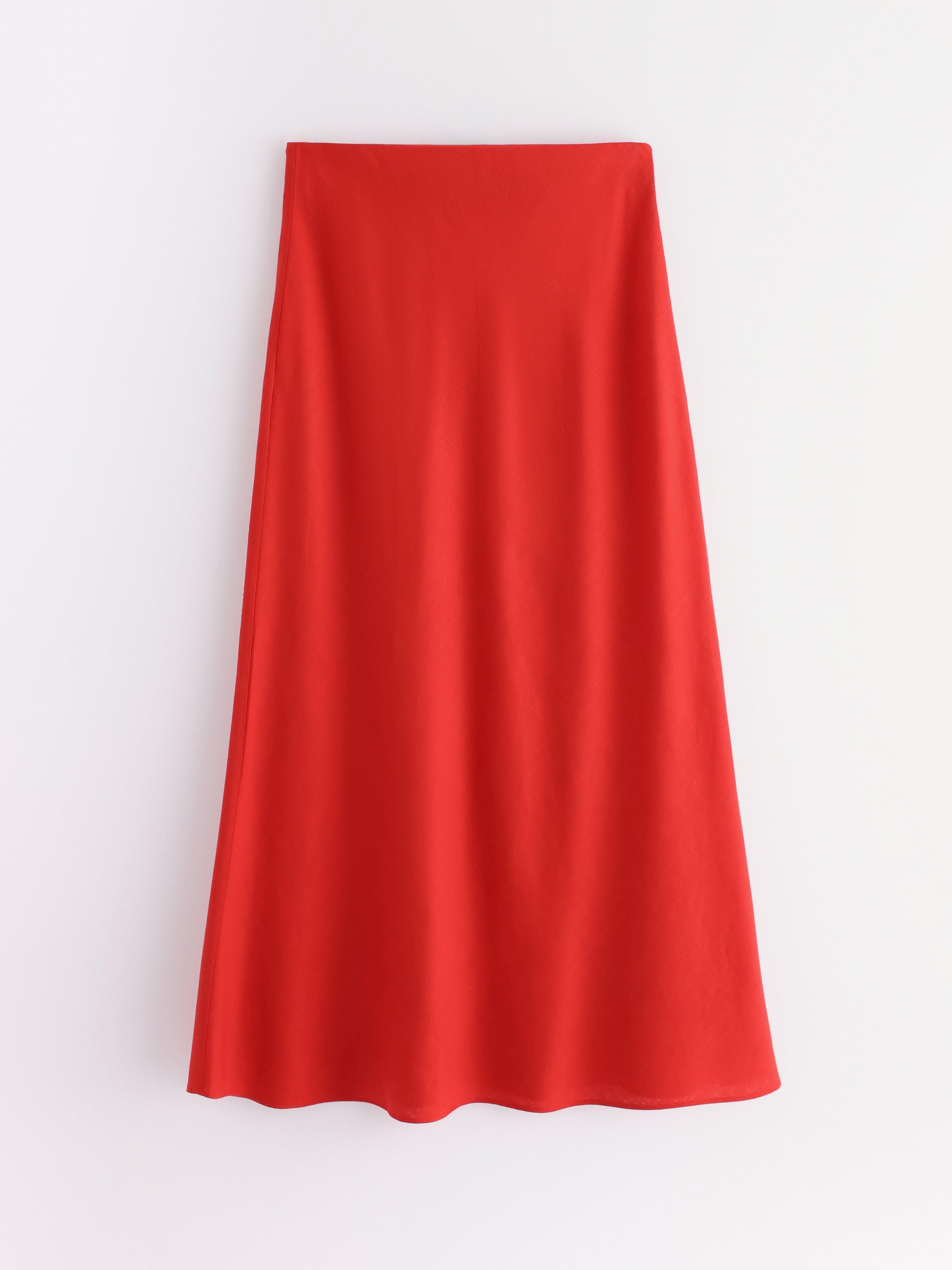 Maxi sukňa - Ženy - Červená