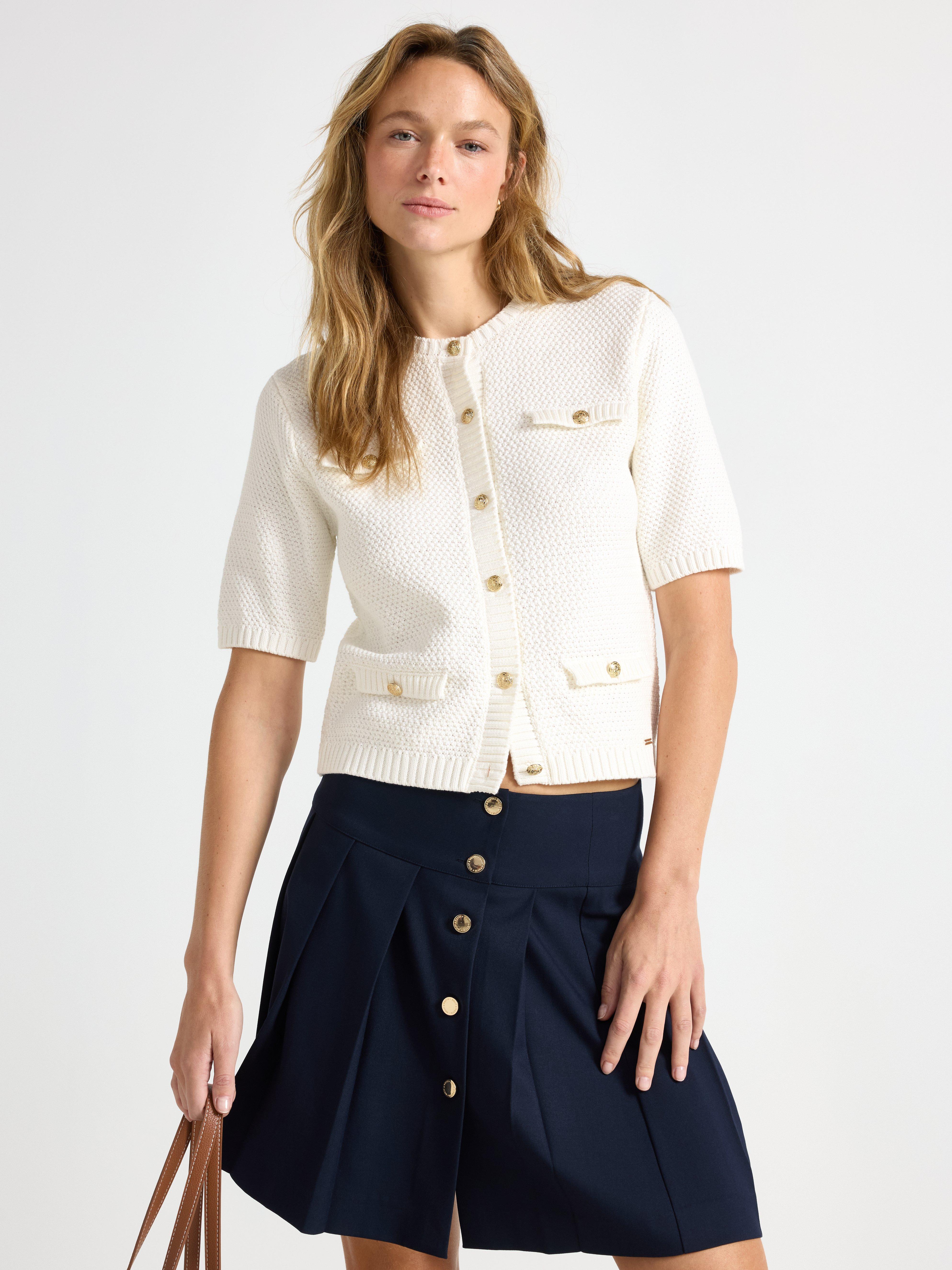 Cardigan - Womens Wear - White