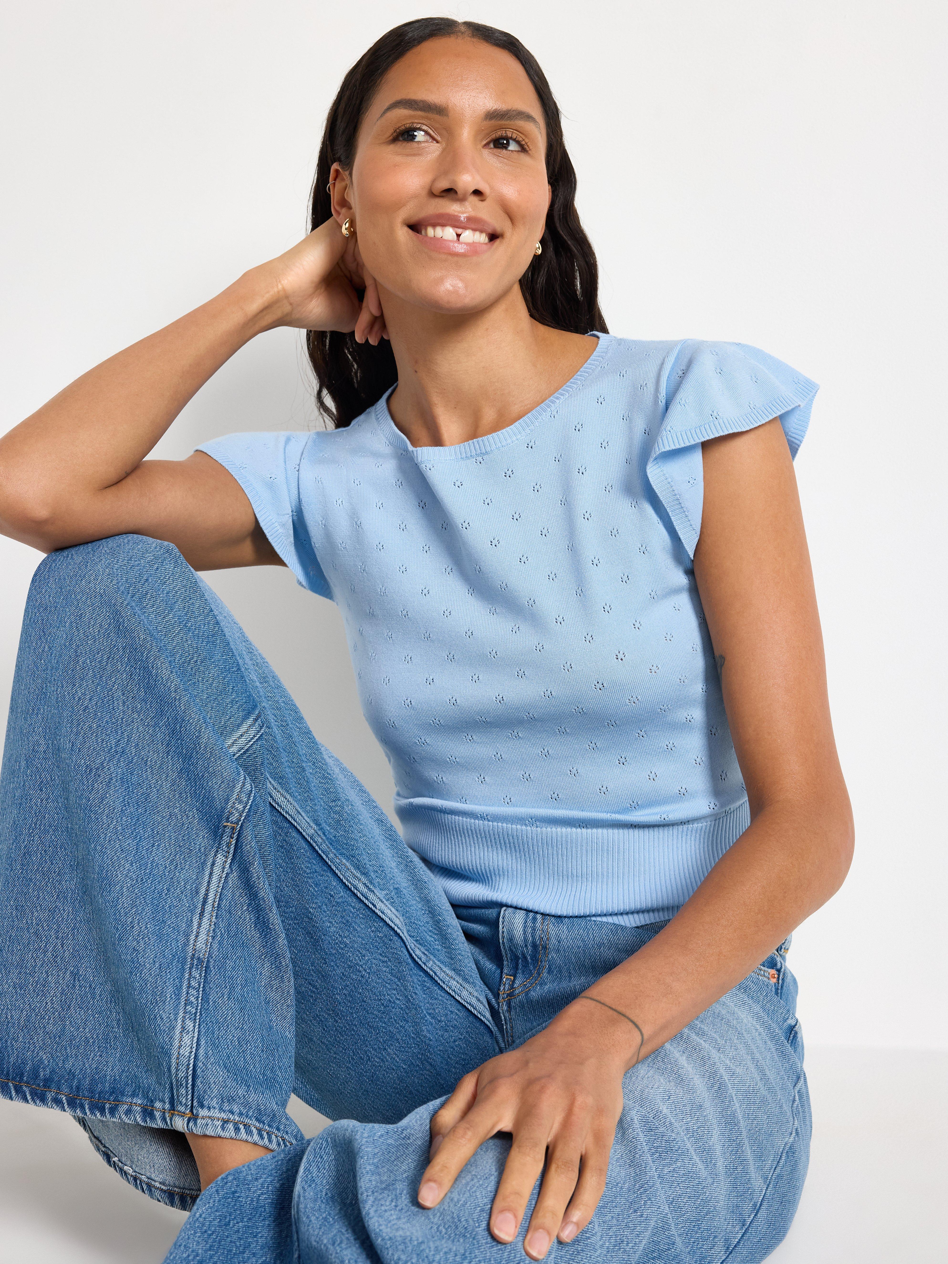 Top - Womens Wear - Blue