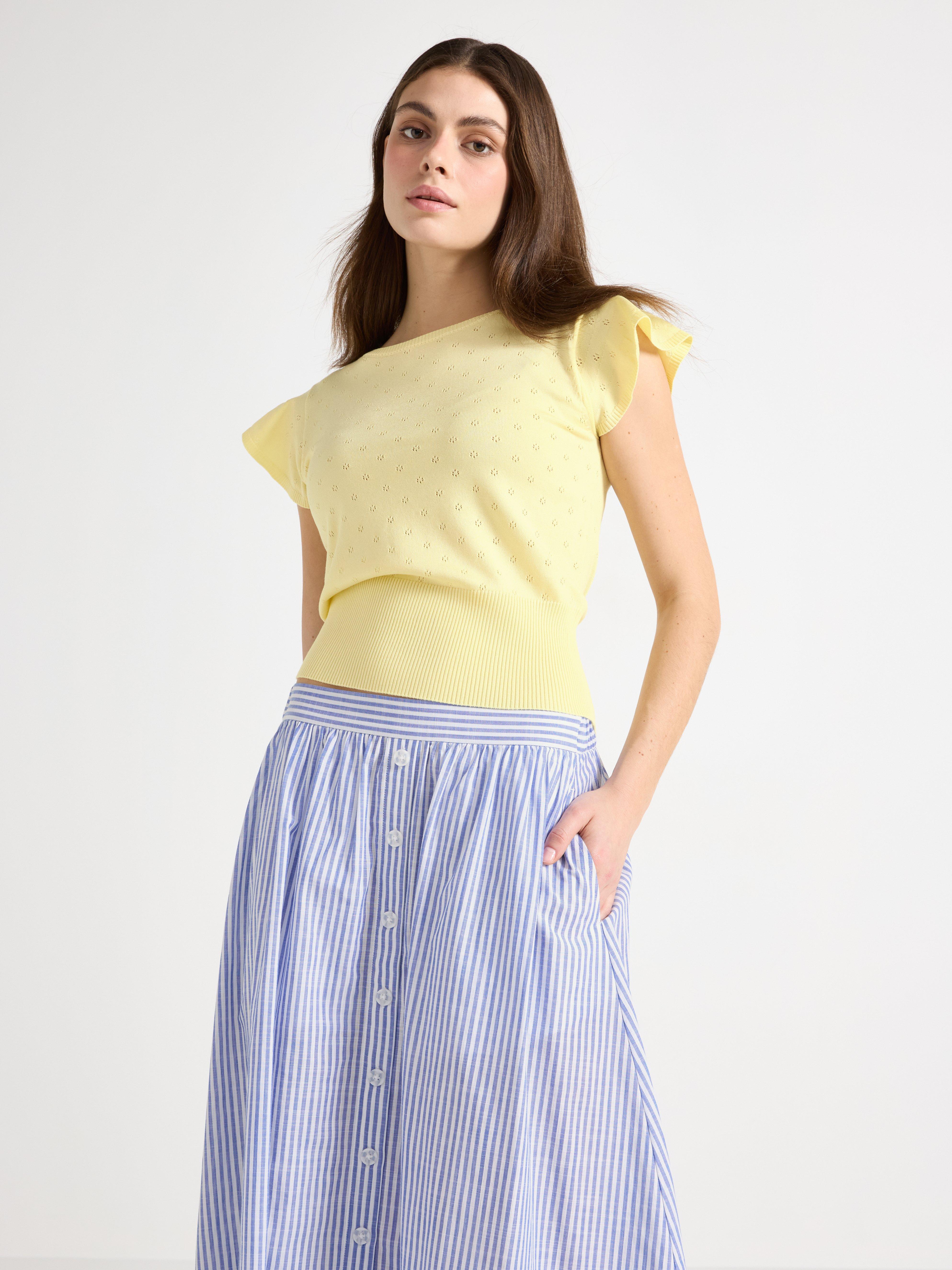 Top - Womens Wear - Yellow
