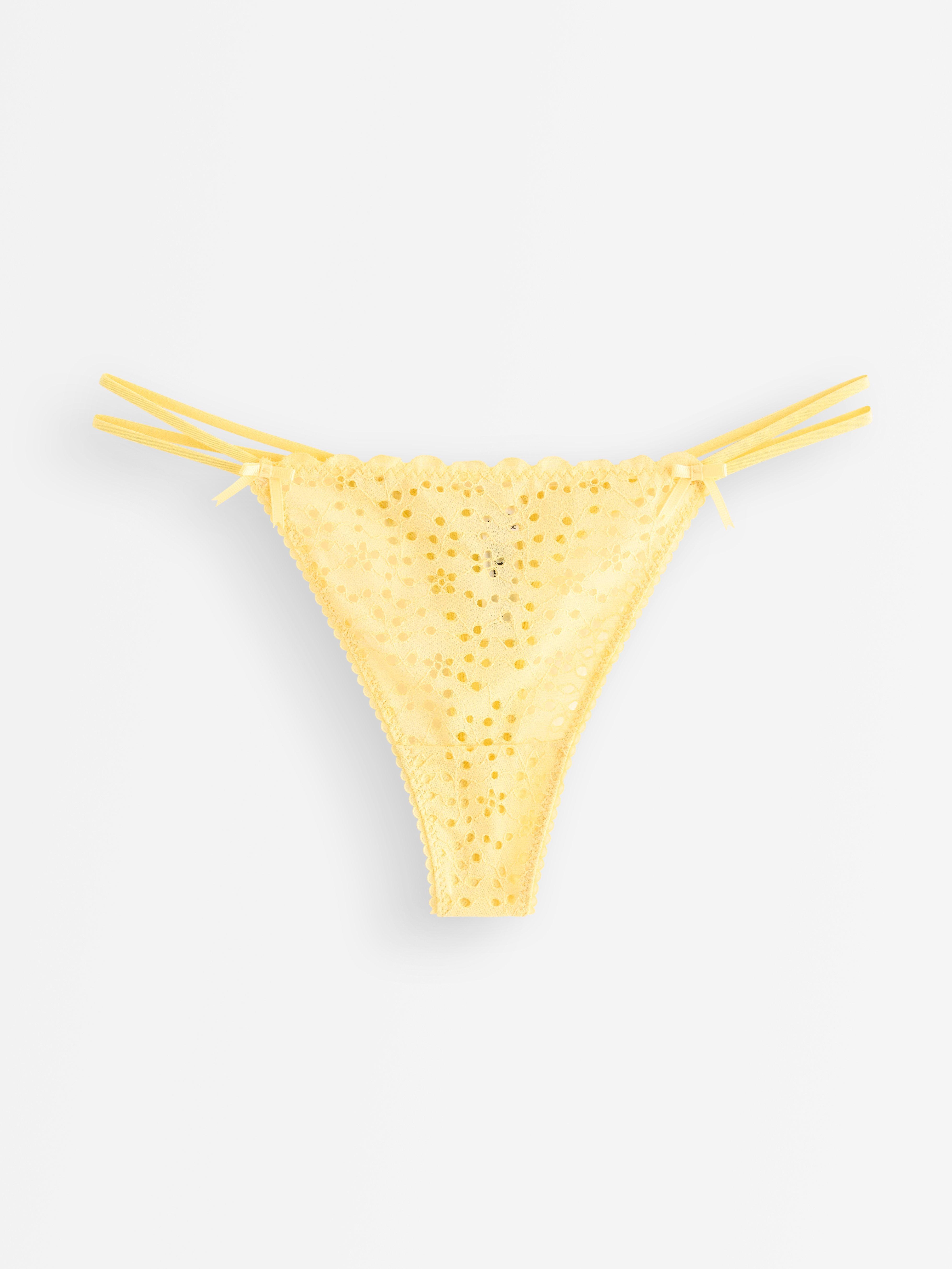 Thong Low - Lingerie - Yellow