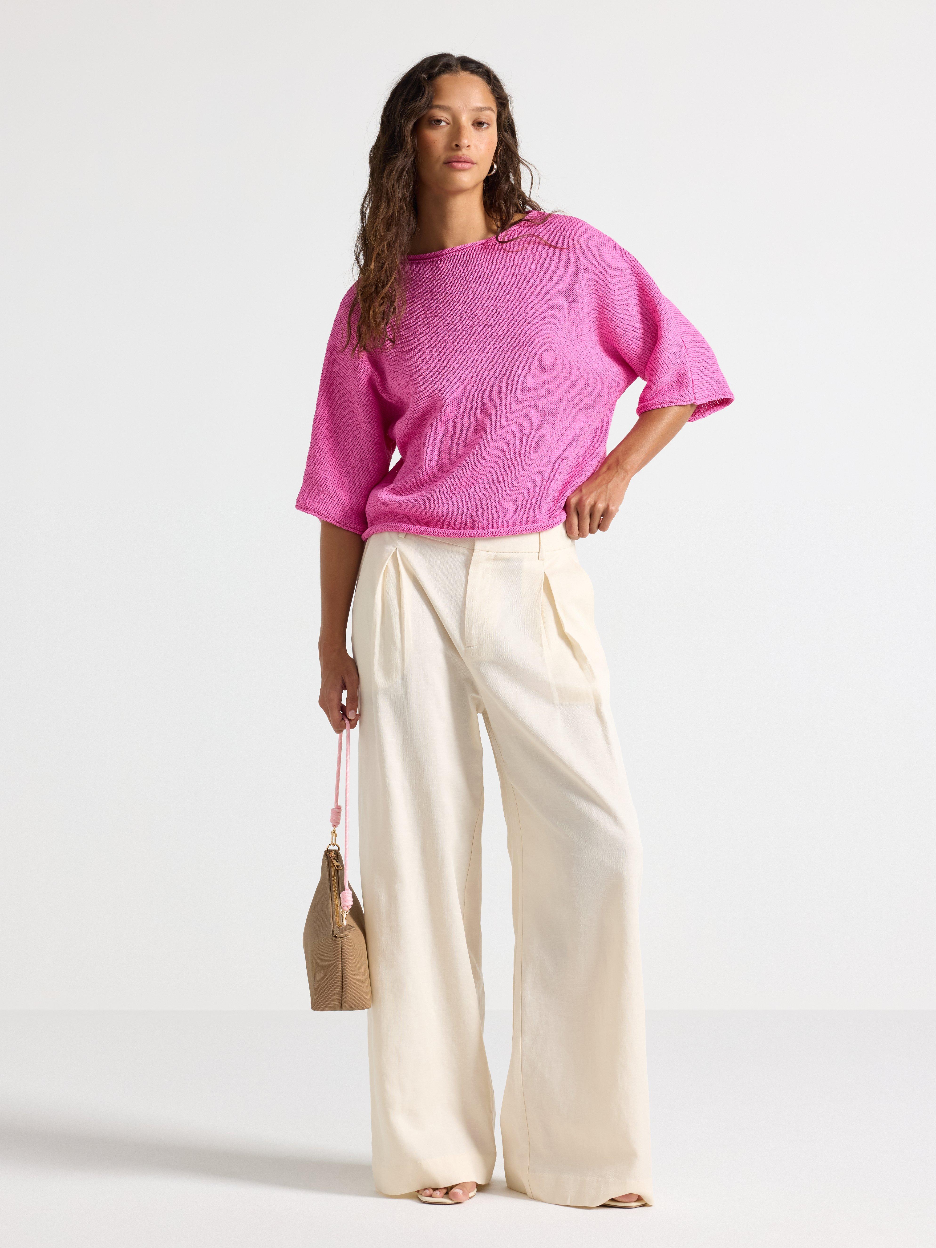 Sweater - Dame - Lyserød