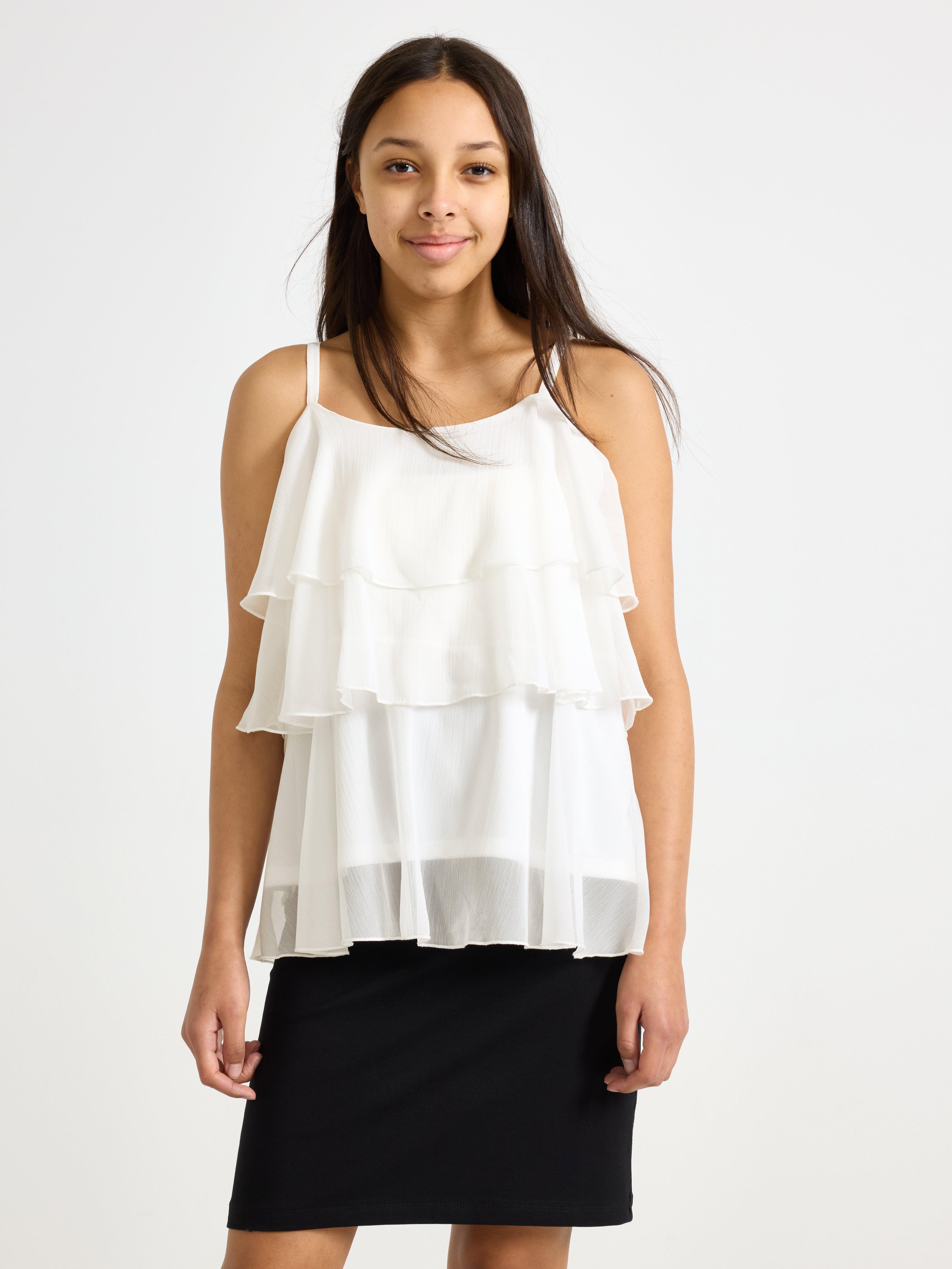 Top - Kids Wear - White