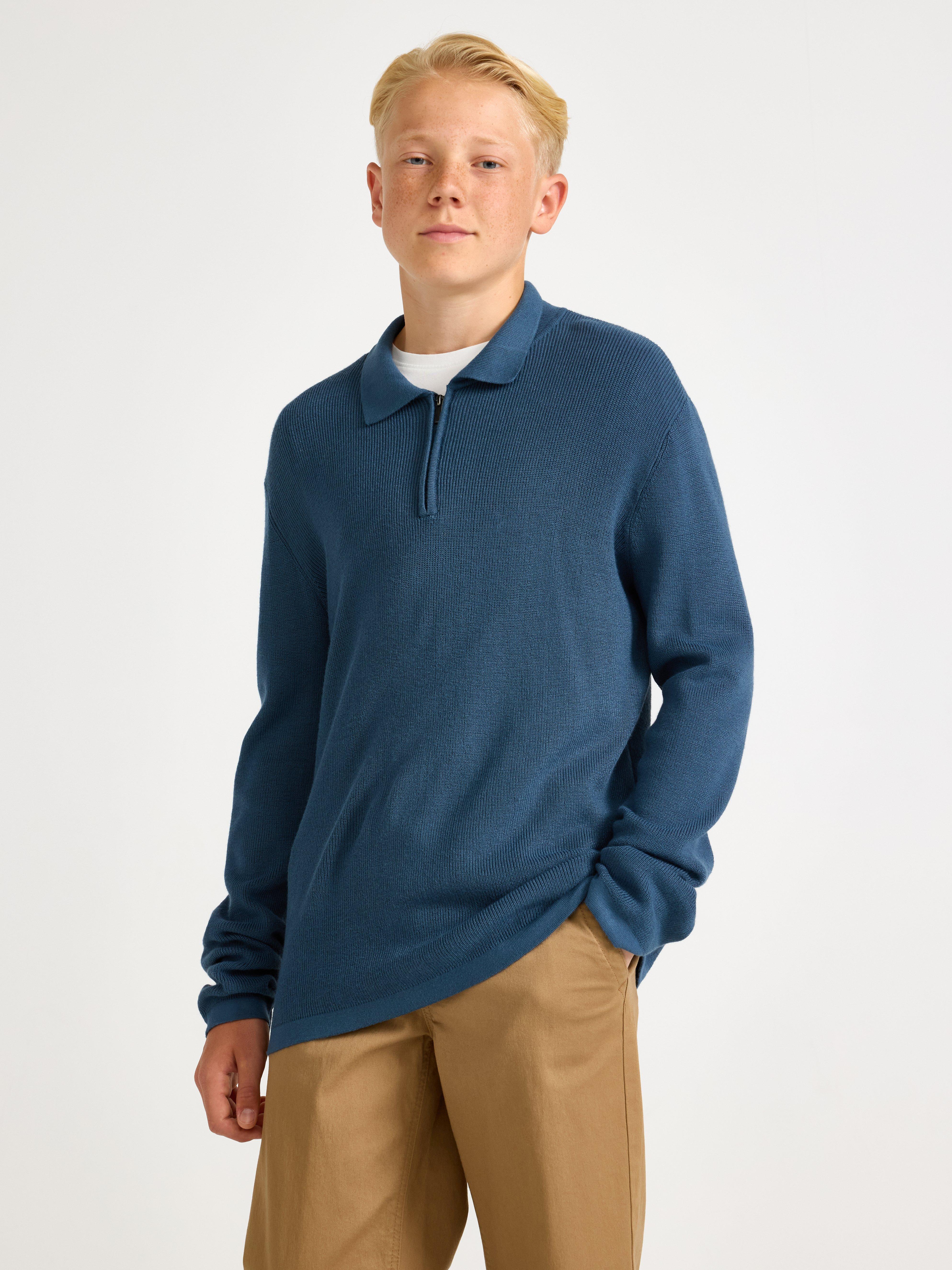 Sweater - Børn - Blå