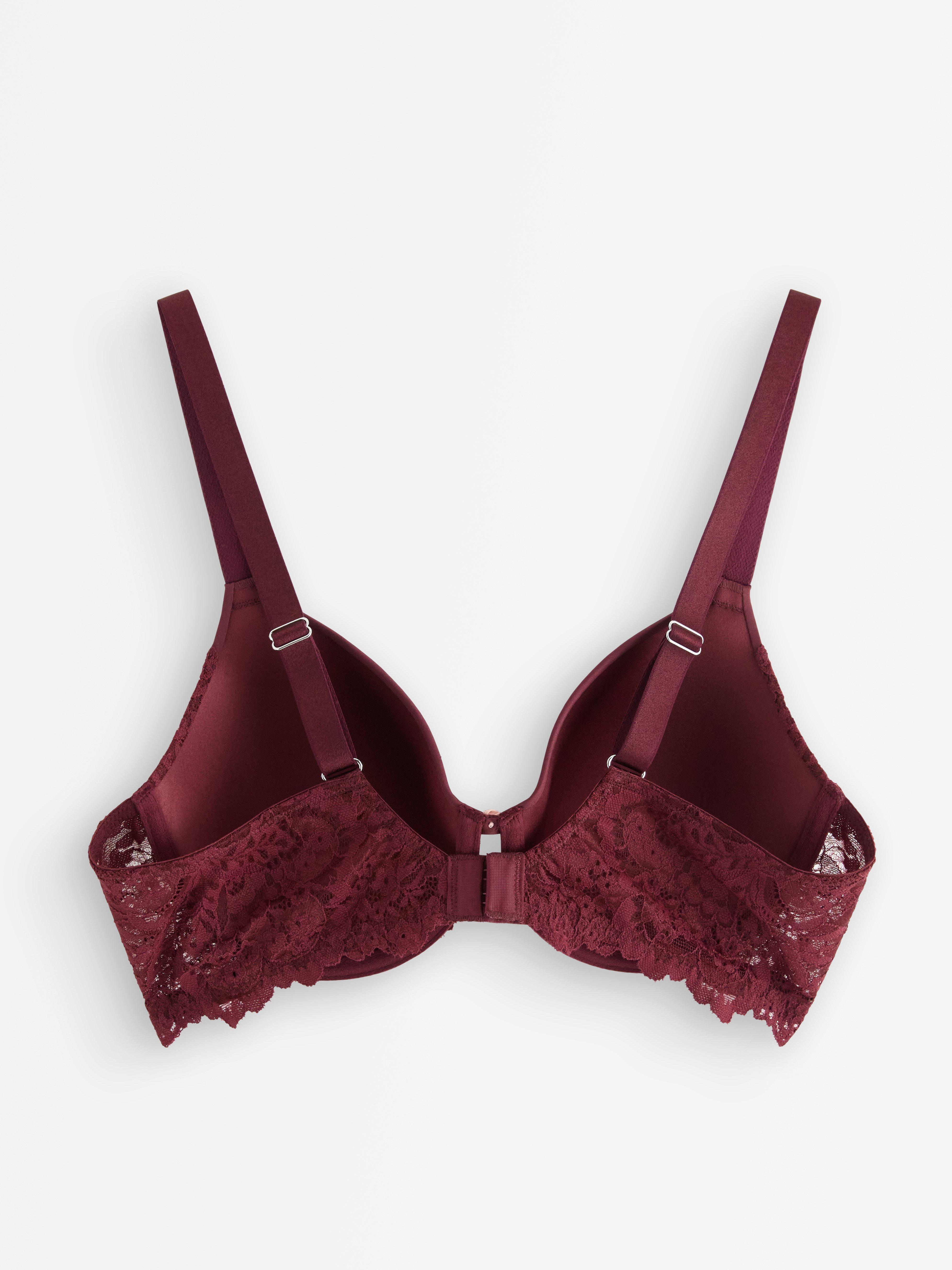 Dahlia t-shirt-bh - Underkläder - Röd