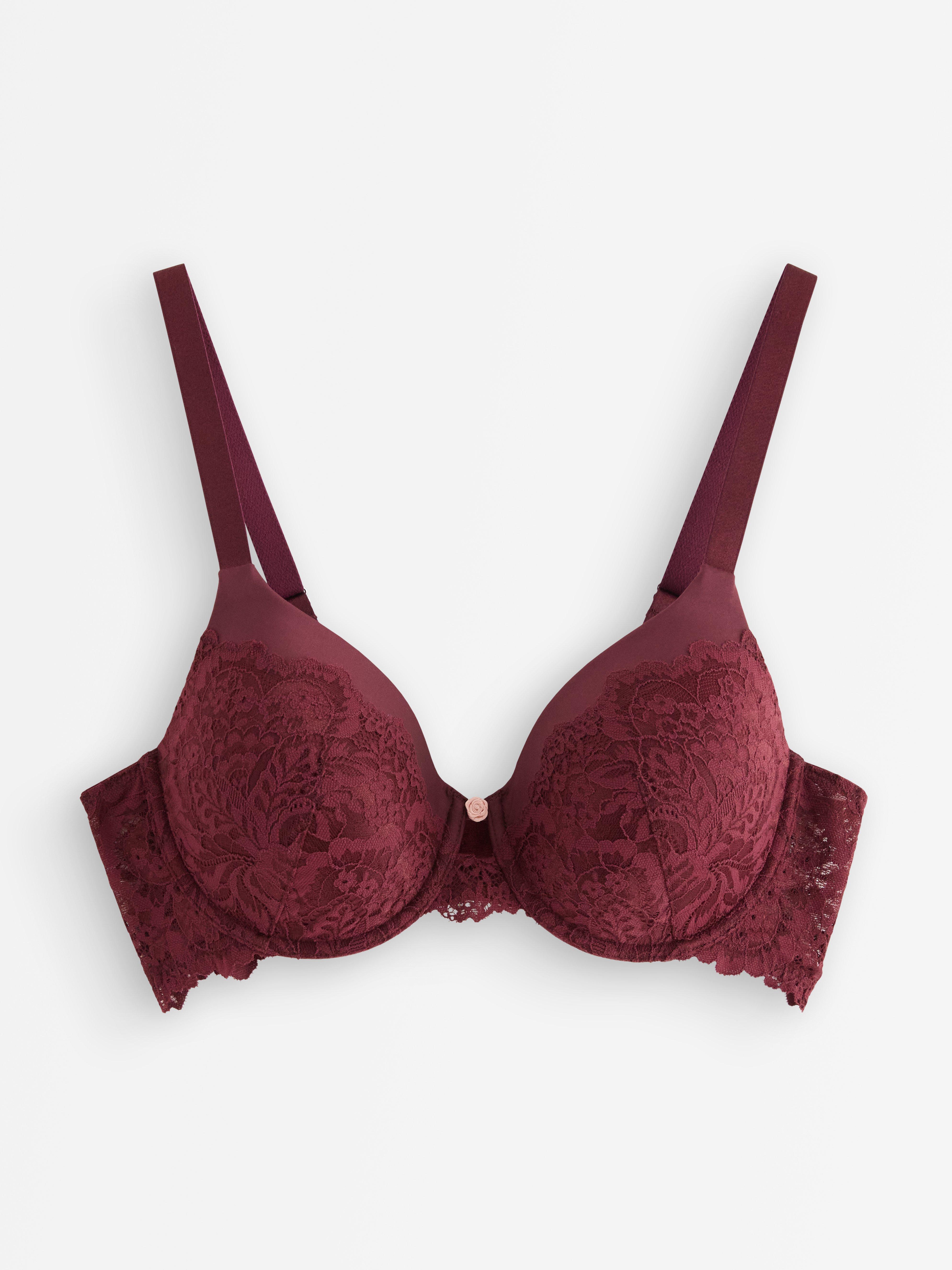 Dahlia T-shirt Bra - Lingerie - Red