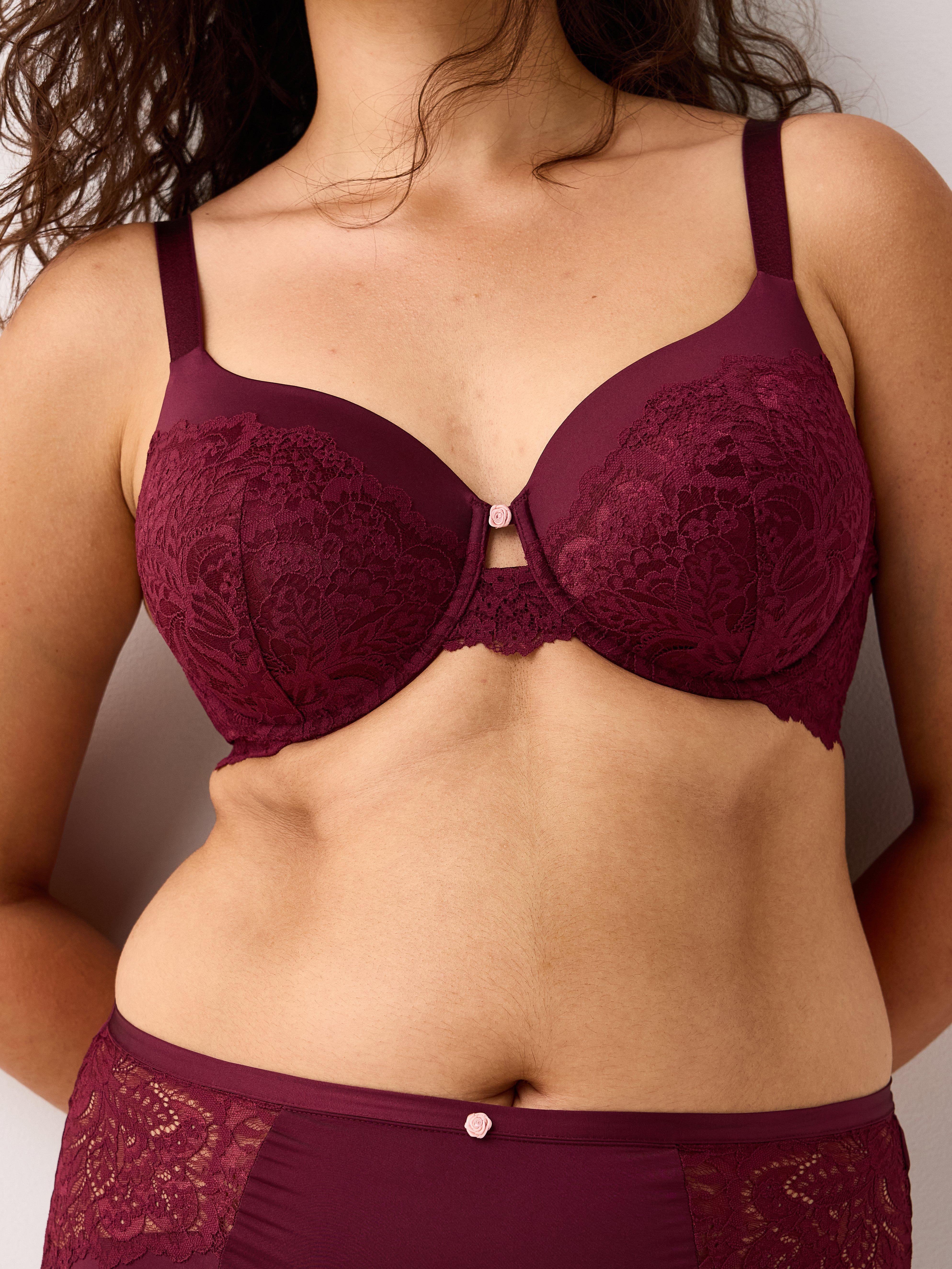 Dahlia T-shirt Bra - Lingerie - Red