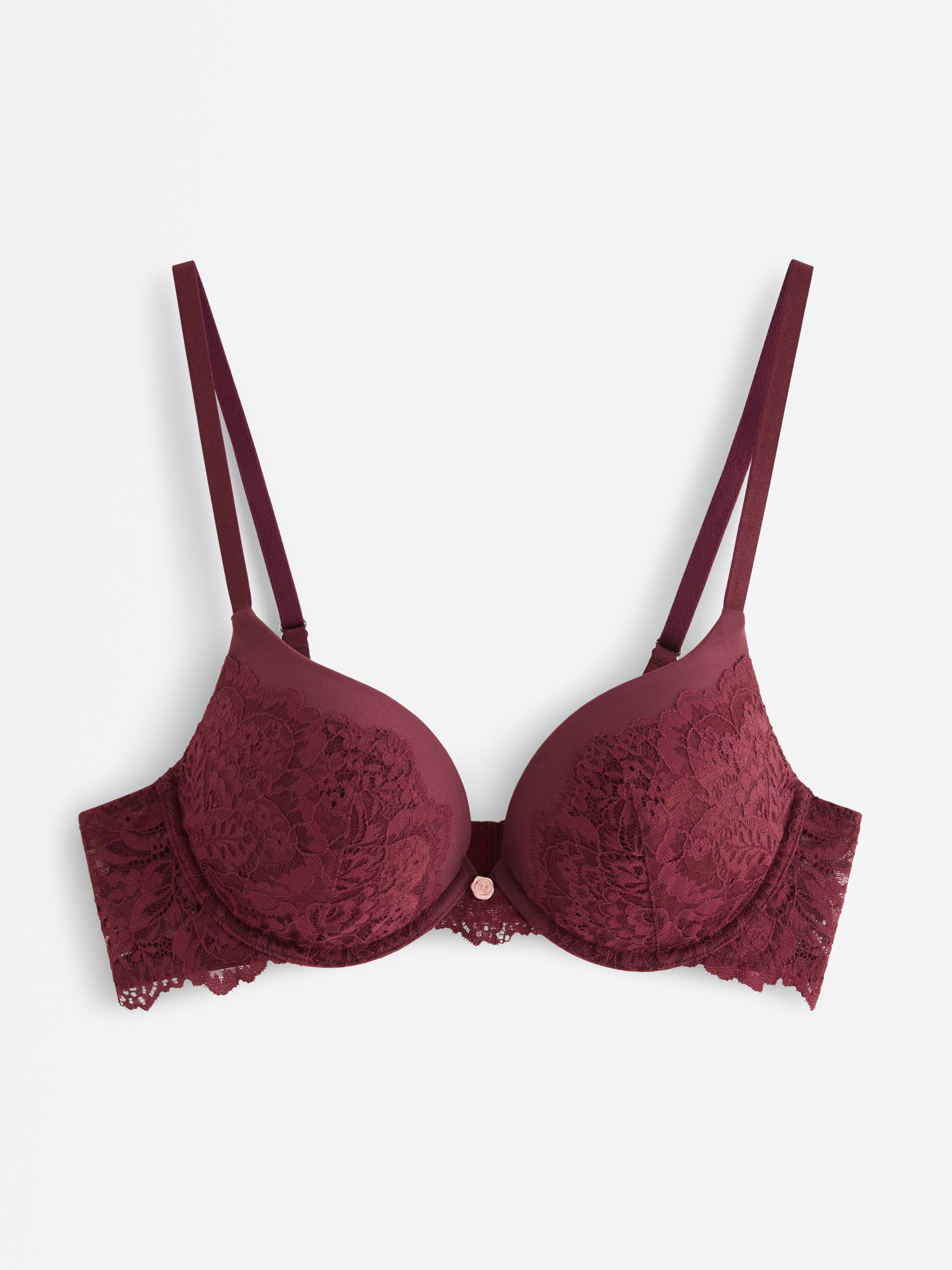 Malva Push up Bra - Lingerie - Red