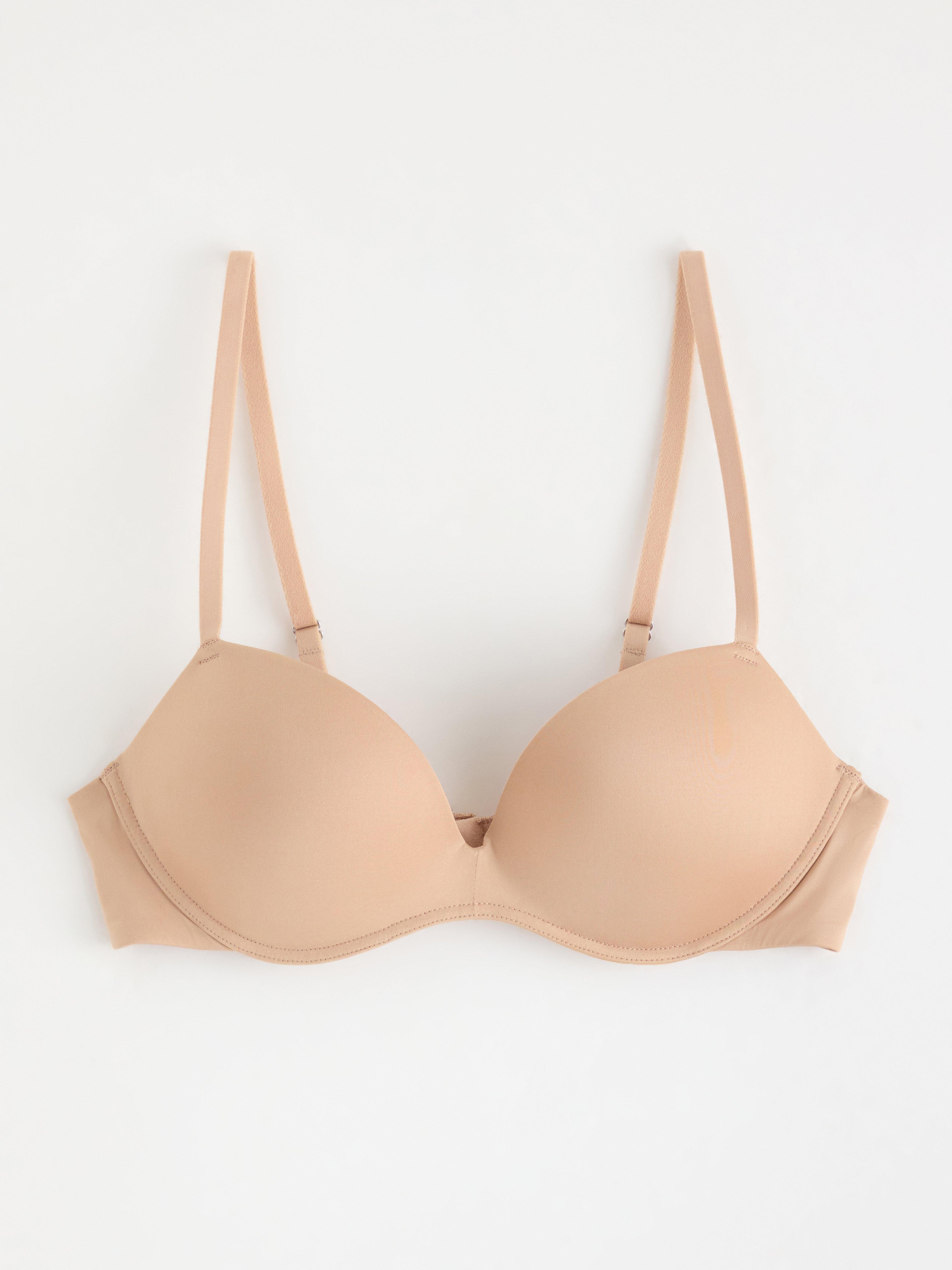 Wirefree Bra - Lingerie - Beige