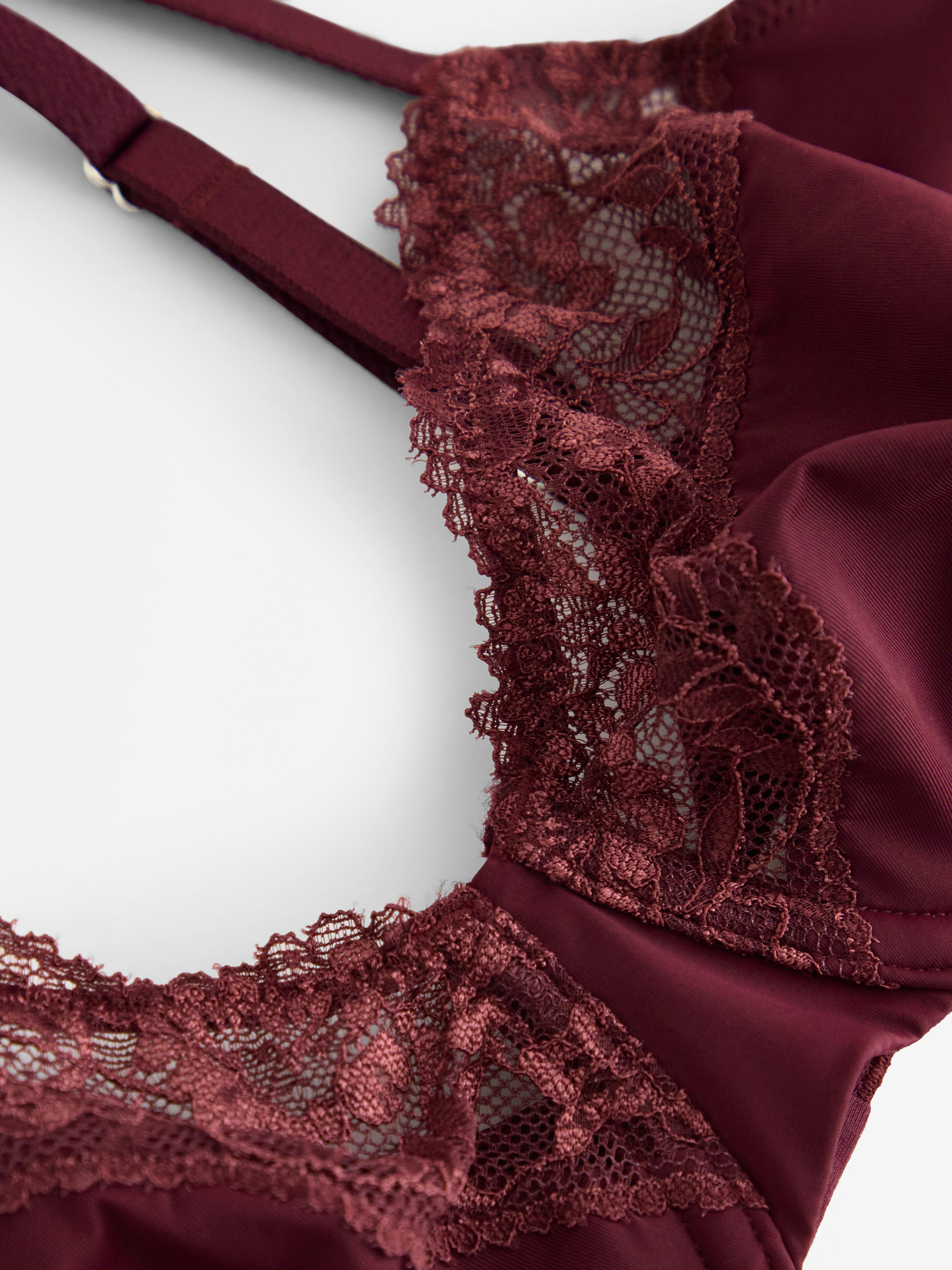 Toppauksettomat rintaliivit - Alusvaatteet - Punainen