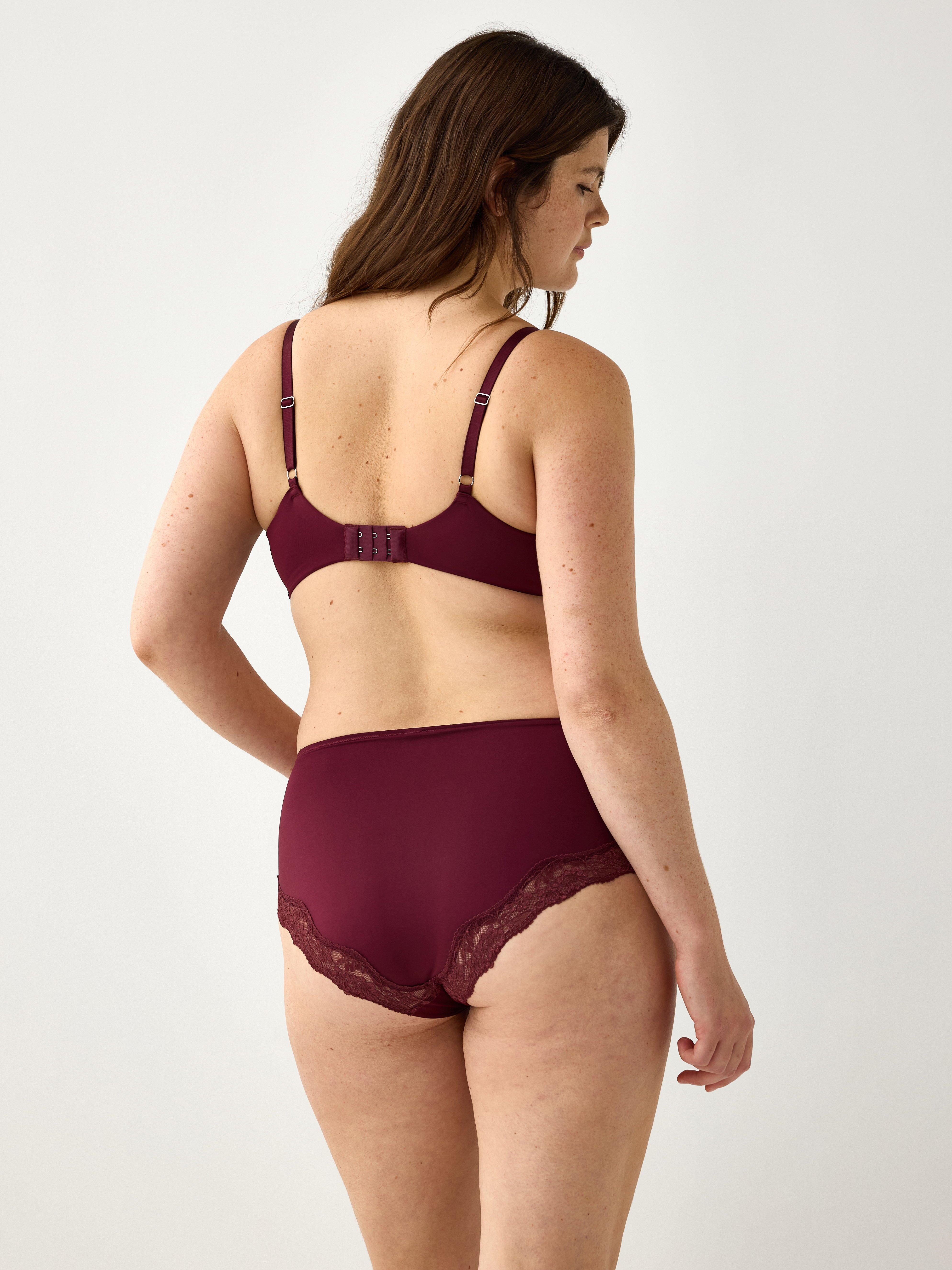 Unpadded Bra - Lingerie - Red