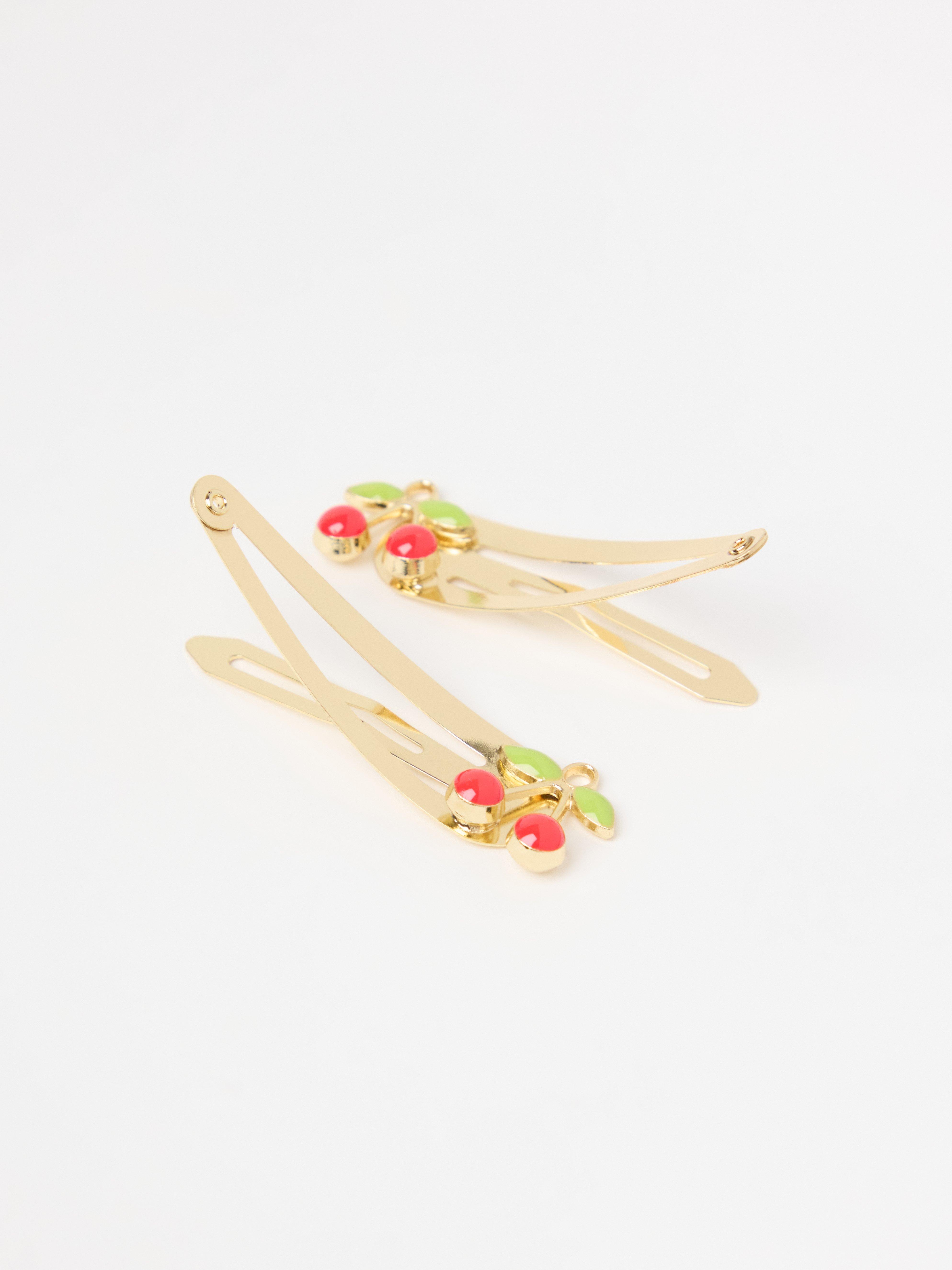 Hair Clips - Kids Wear - Red