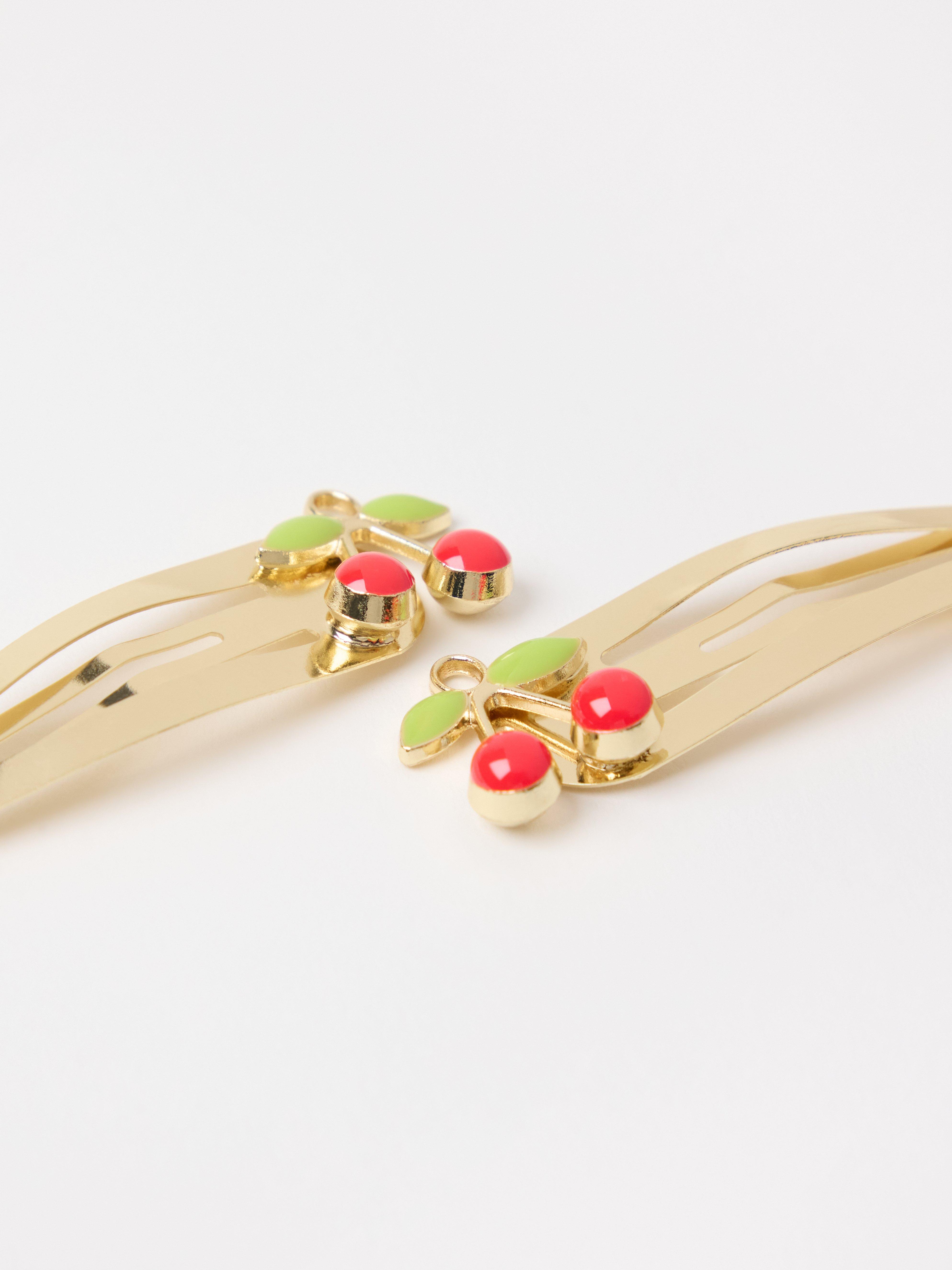 Hair Clips - Kids Wear - Red