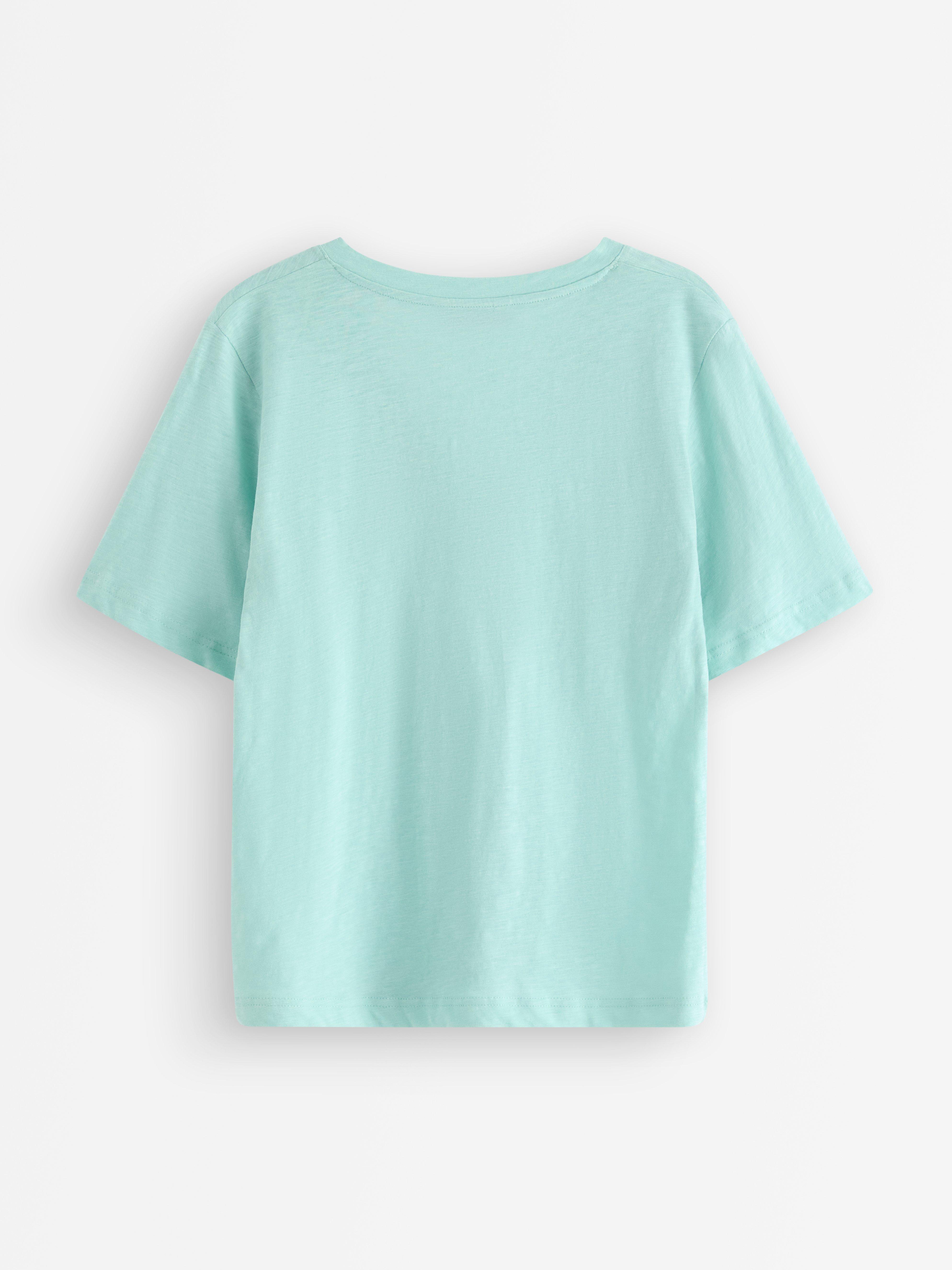 T-shirt - Dam - Turkos
