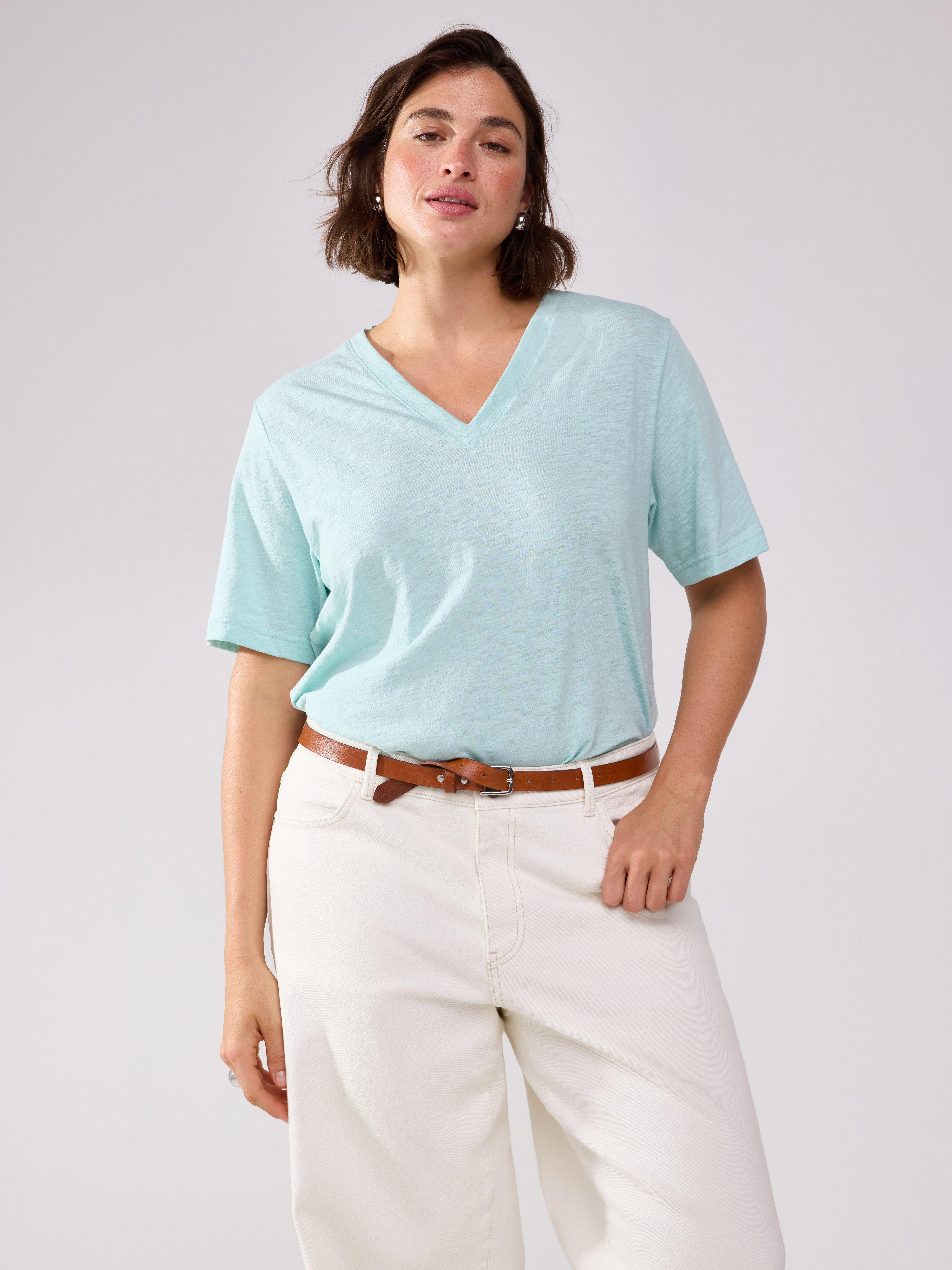 T-shirt - Womens Wear - Turquoise