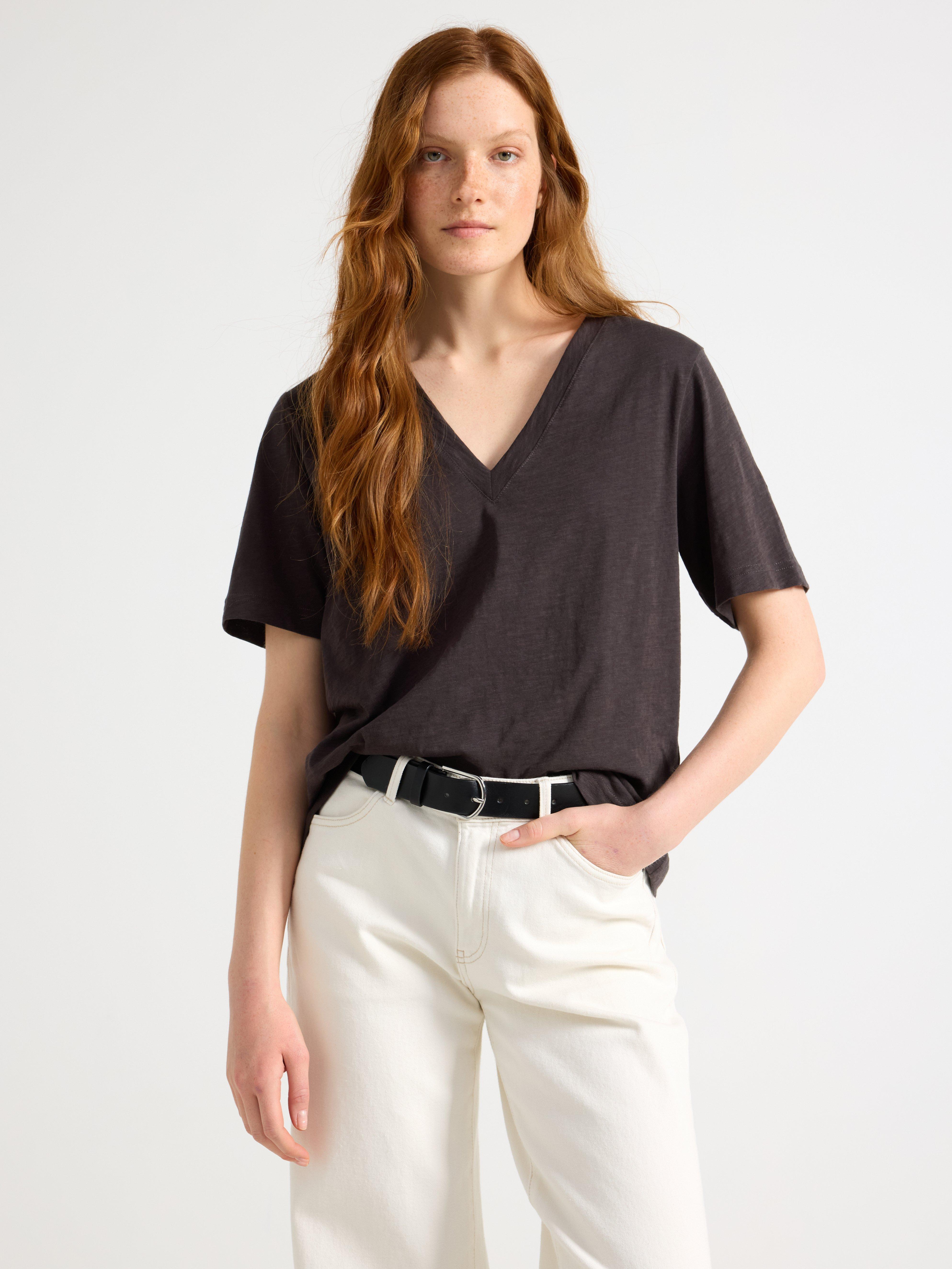 T-shirt - Dam - Brun