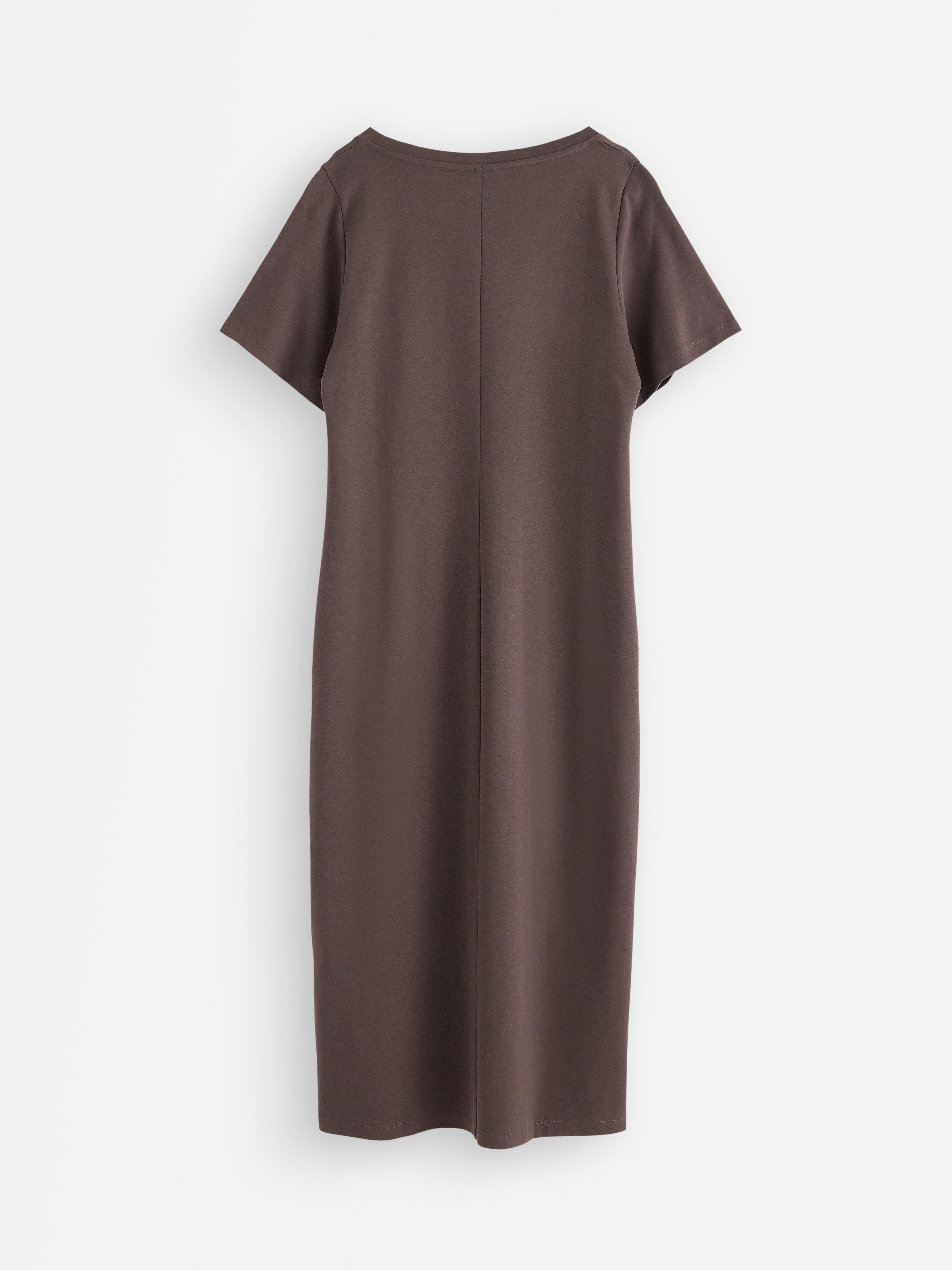 T-shirt dress - Womens Wear - Brown