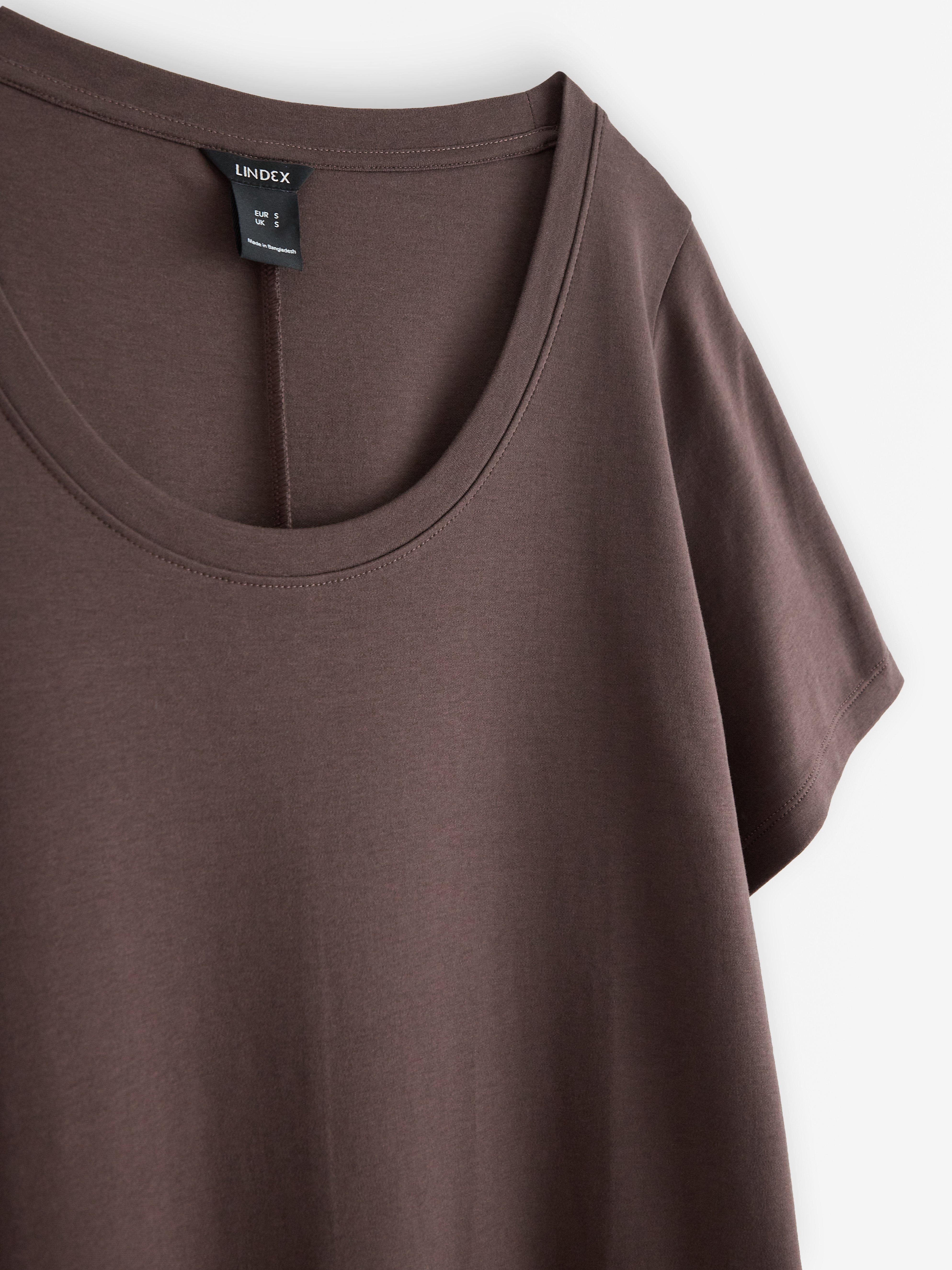 T-shirt dress - Womens Wear - Brown