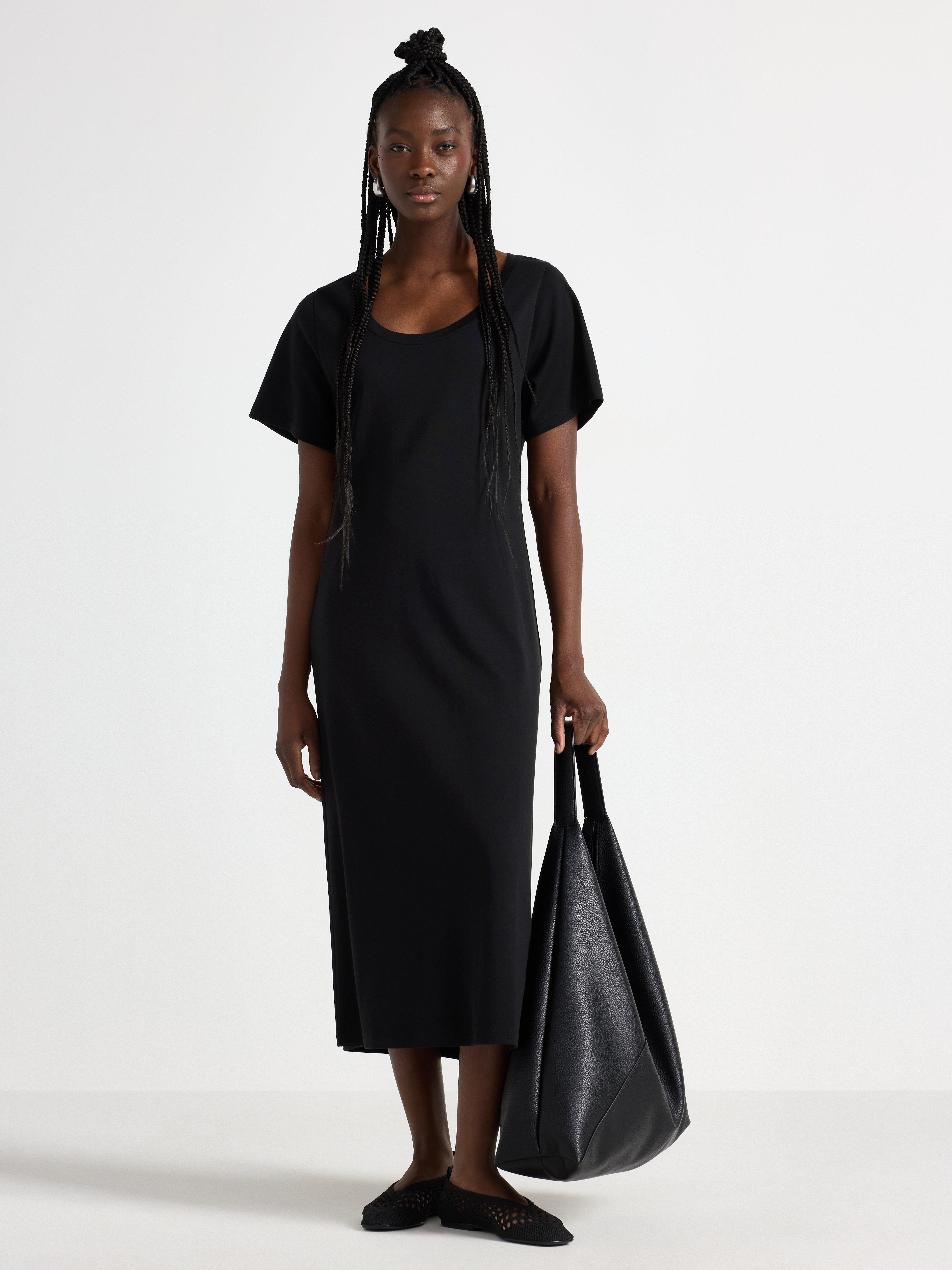 T-shirt dress - Womens Wear - Black