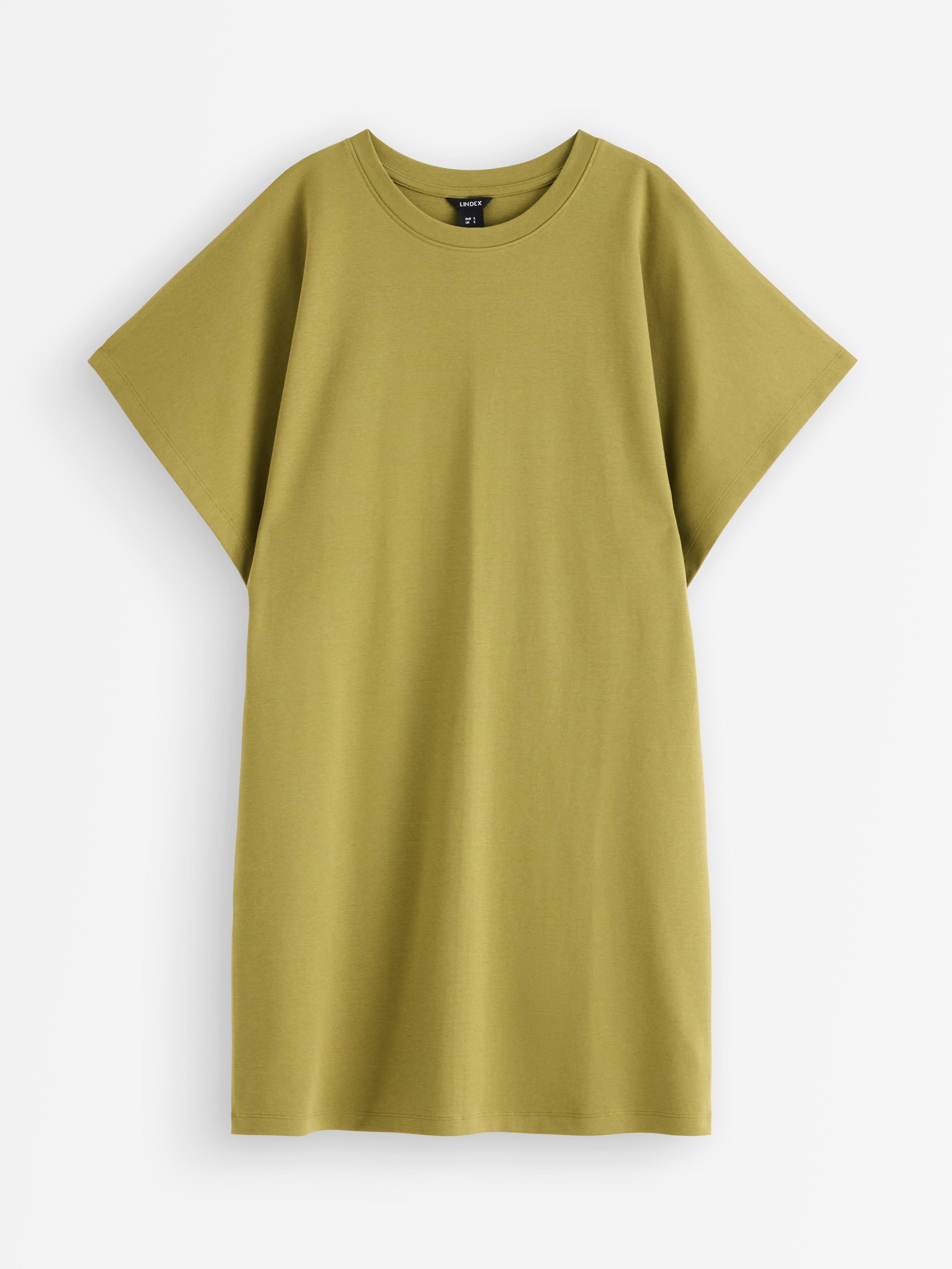 T-shirt-kjole - Dame - Grøn