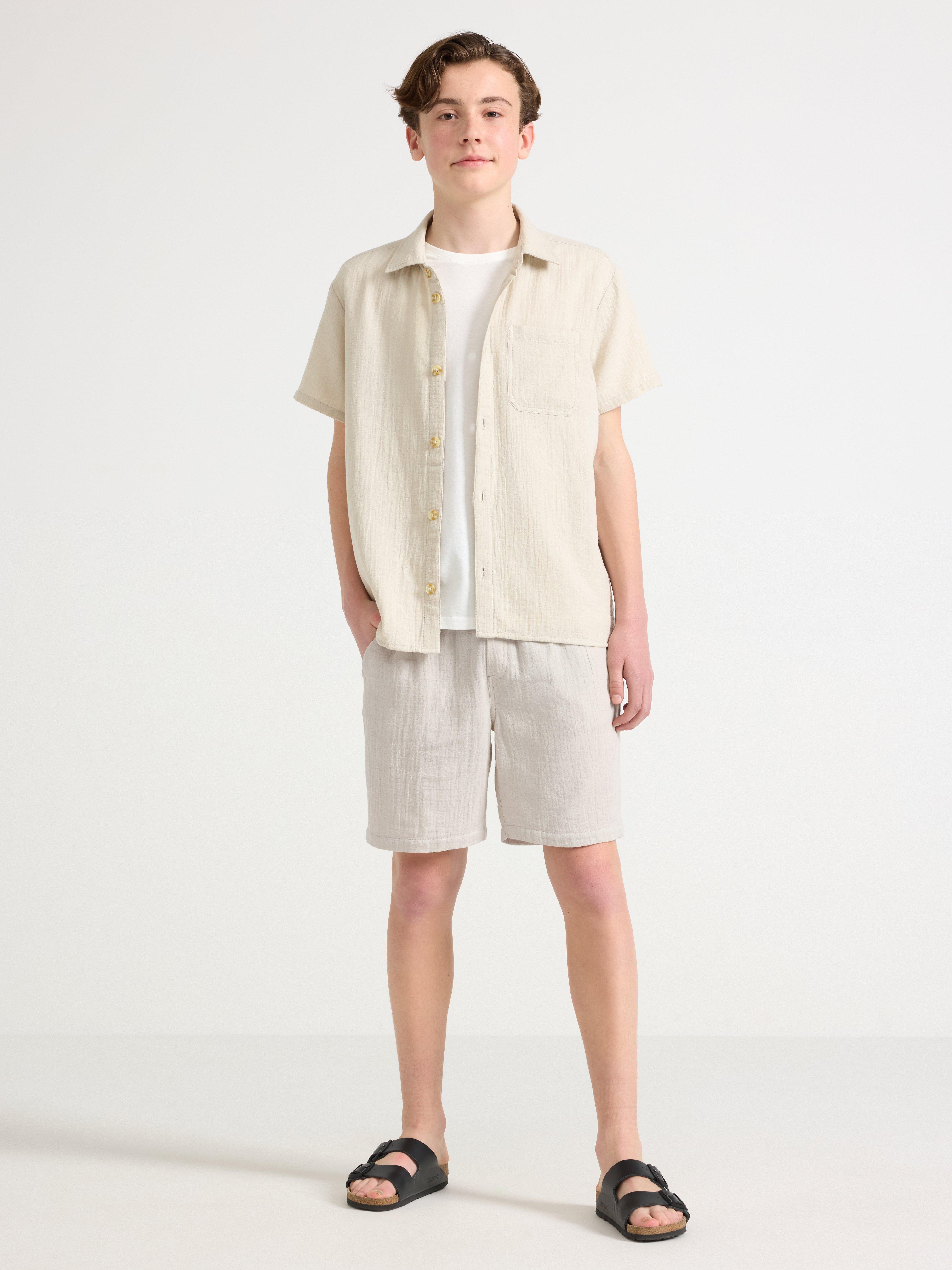 Shorts - Kids Wear - Beige